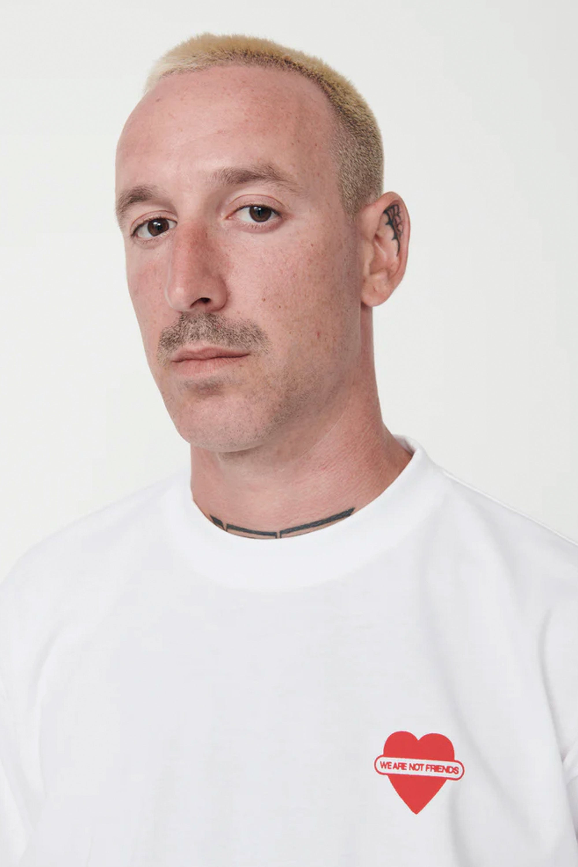 Happylifeshops Man Tee WANF Union Love Bh Heart White