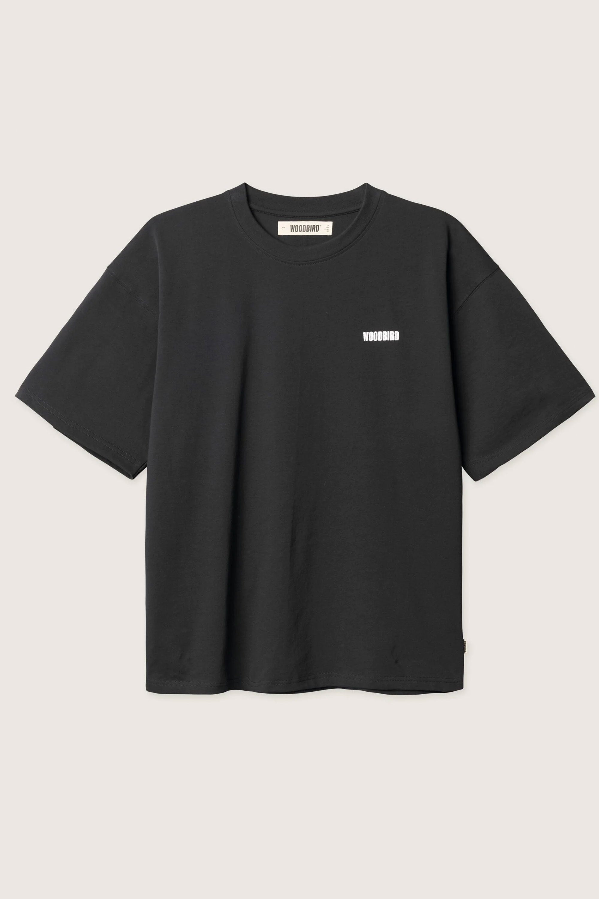 Happylifeshops Man Tee Woodbird Wbbeam Ming Black