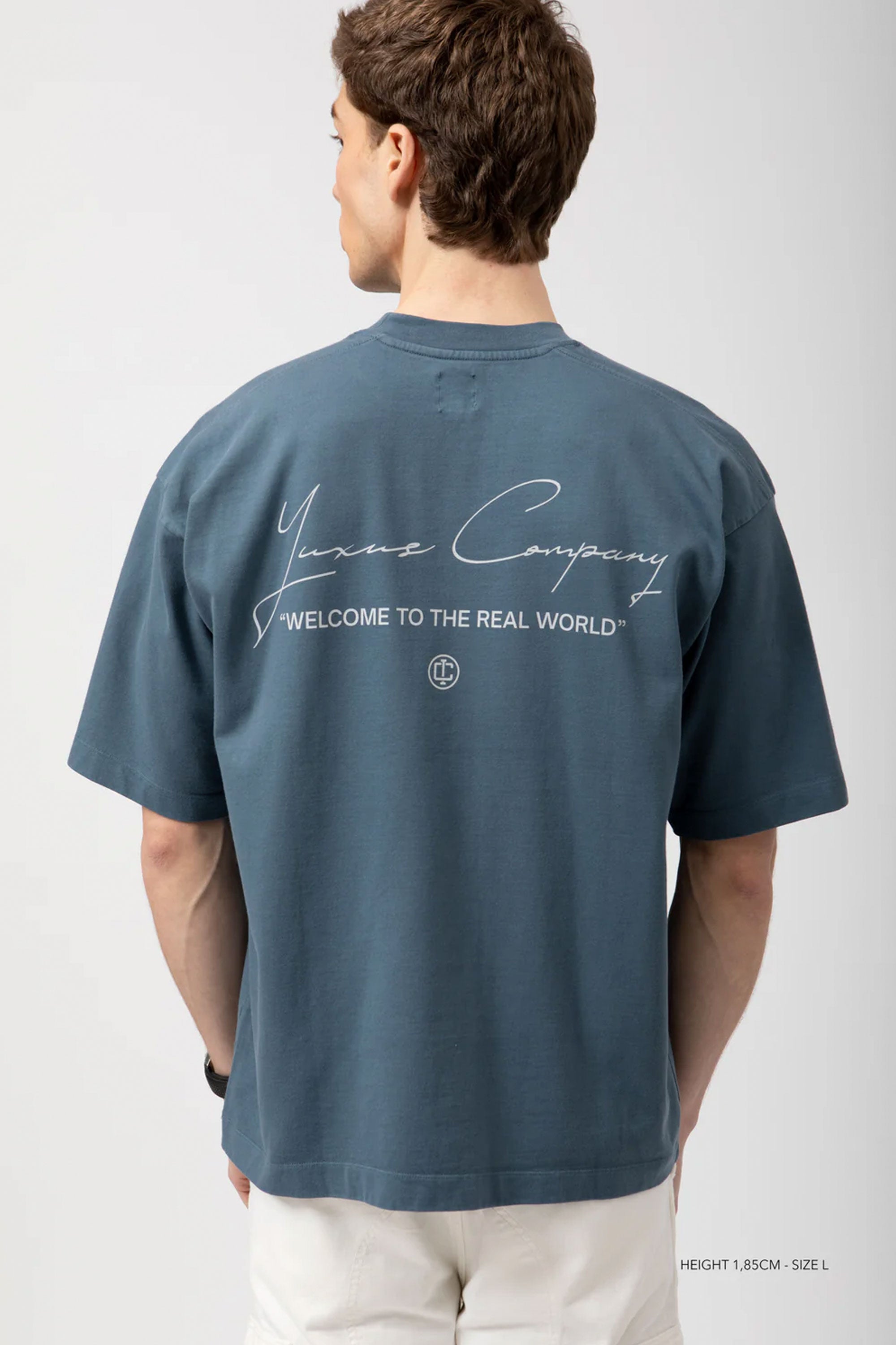 Happylifeshops Man Tee Yuxus Icons Denim