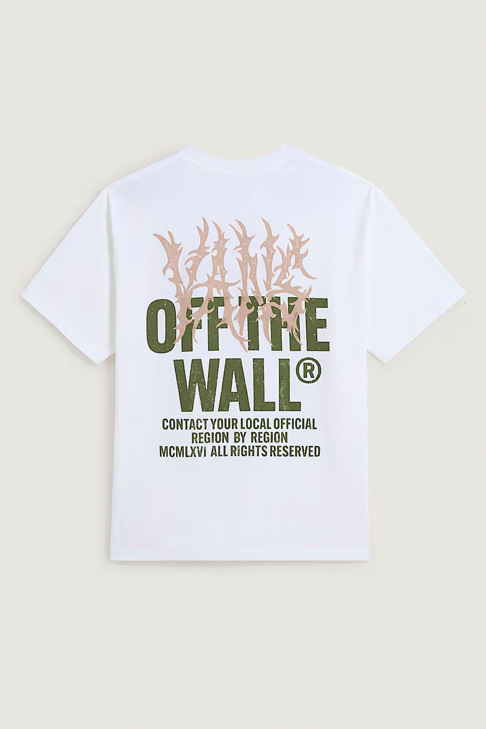 Happylifeshops Vans Metal Wall Tee in White