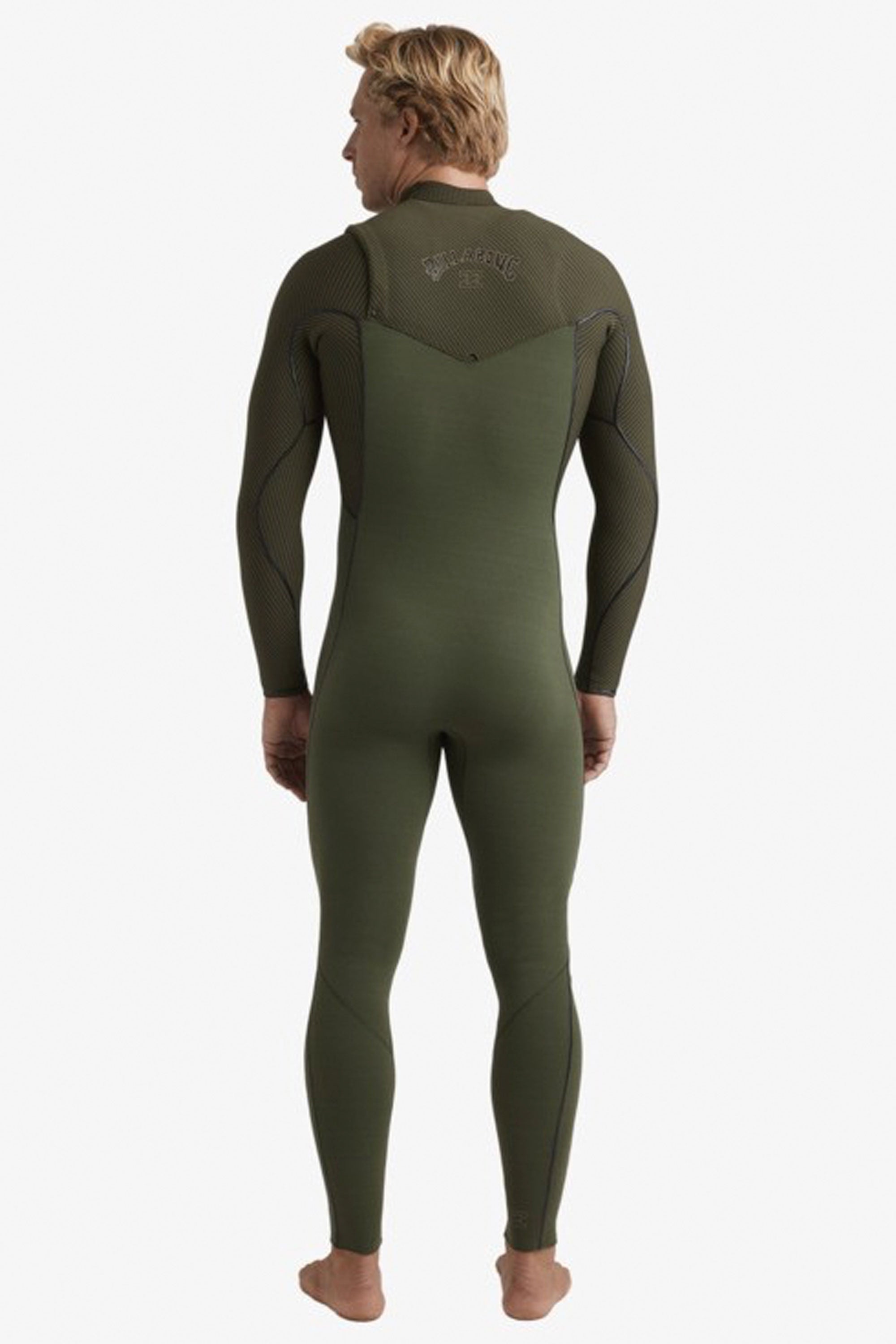 Happylifeshops Man Wetsuit Billabong Furnace Natural 4/3mm Chest Zip Military