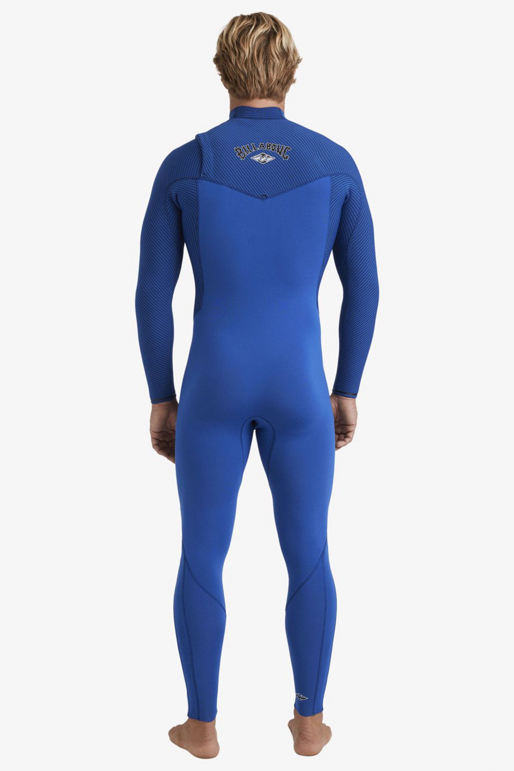 Happylifeshops Man Wetsuit Billabong Revolution Natural 4/3mm Chest Zip Dark Cobalt