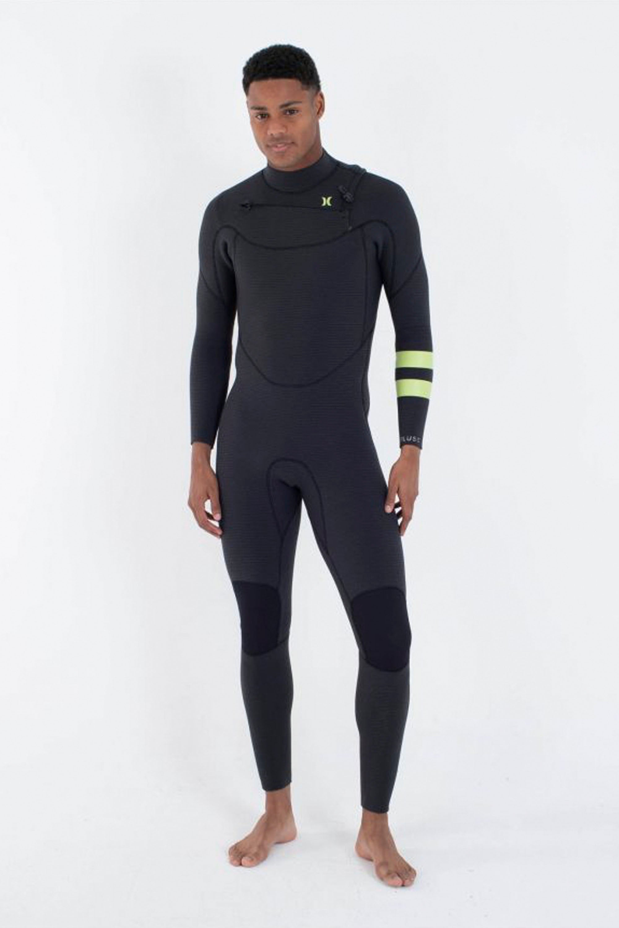 Hurley Happylifeshops PLUS 4/3mm Fullsuit men chest-zip wetsuit black