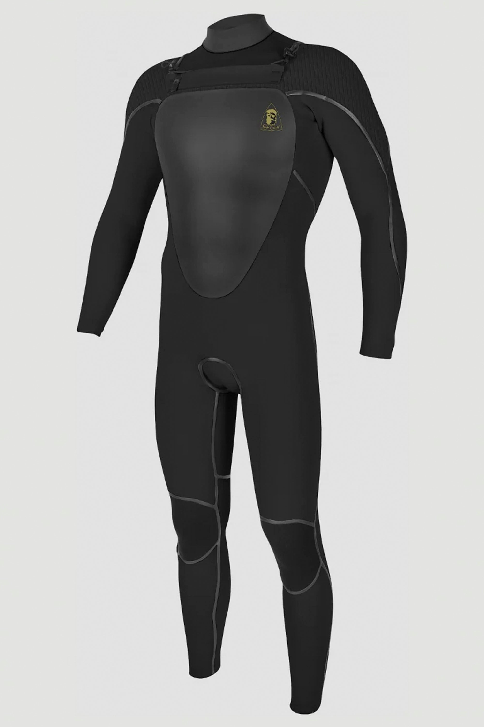 Happylifeshops O’Neill Mutant Legend 5/4 wetsuit black chest zip modular hood cold-water