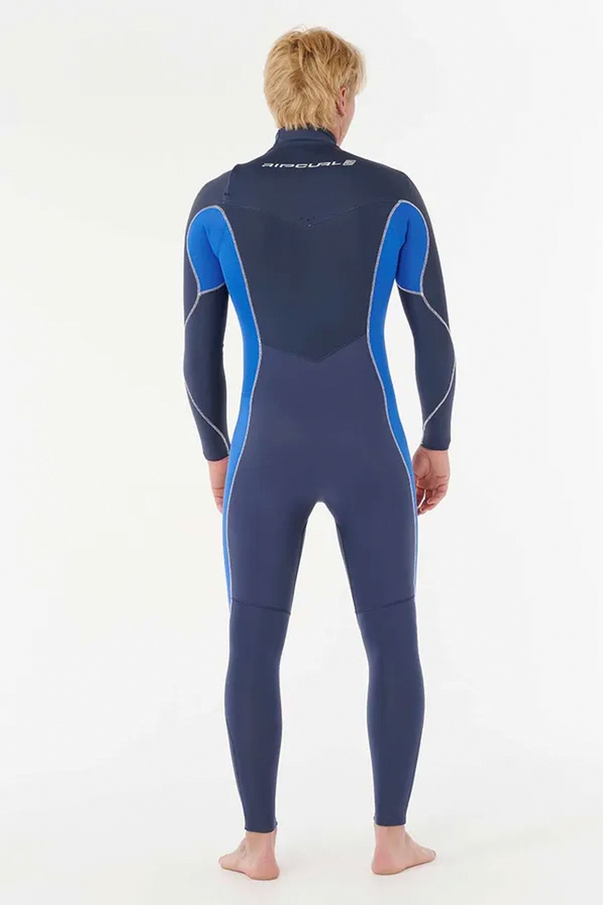 Happylifeshops Man Wetsuit Ripcurl Dawn Patrol 4/3mm Chest Zip Electric Cobalt