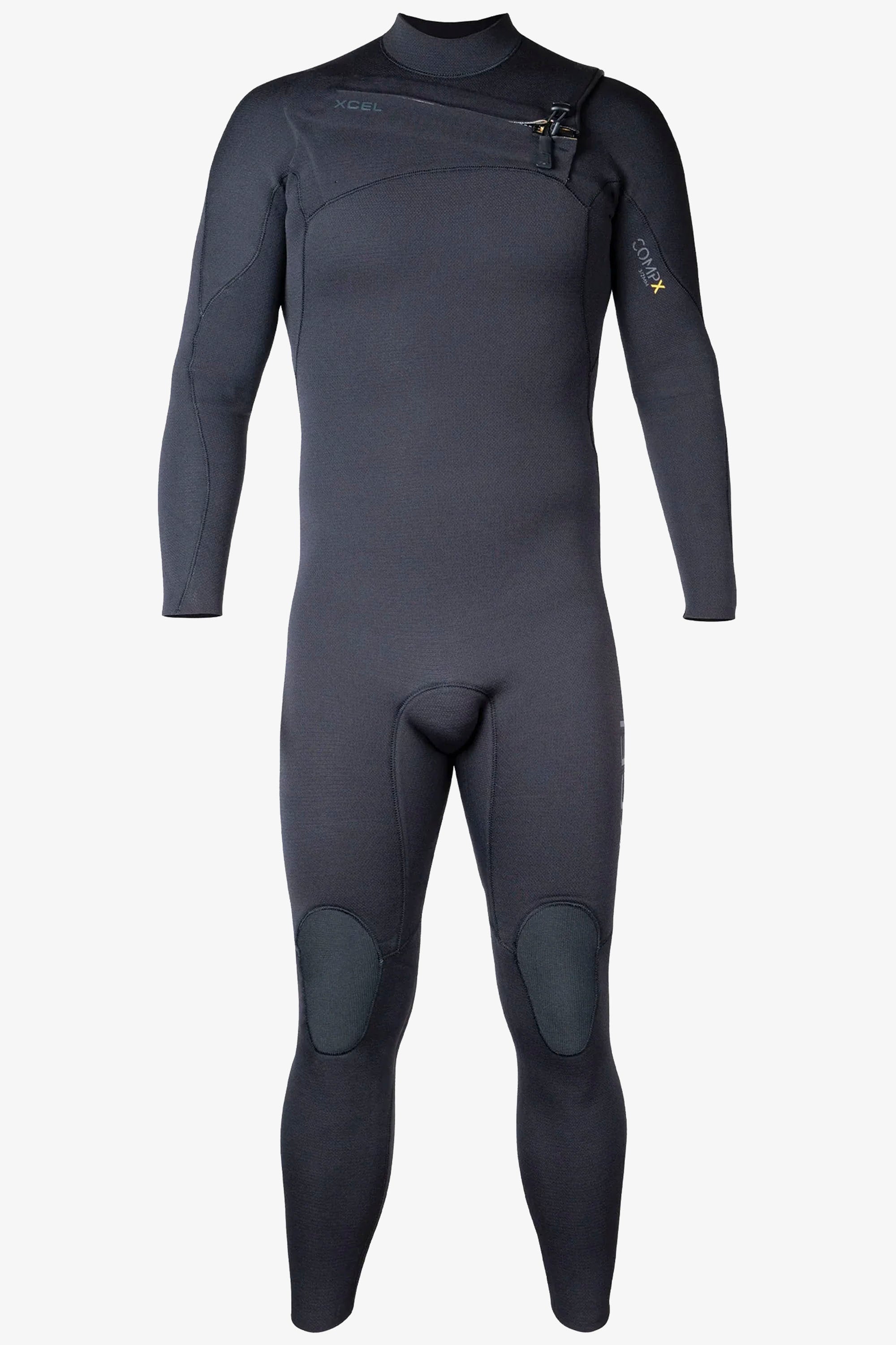 Happylifeshops Man Wetsuit Xcel Compx 4/3mm Chest Zip Black