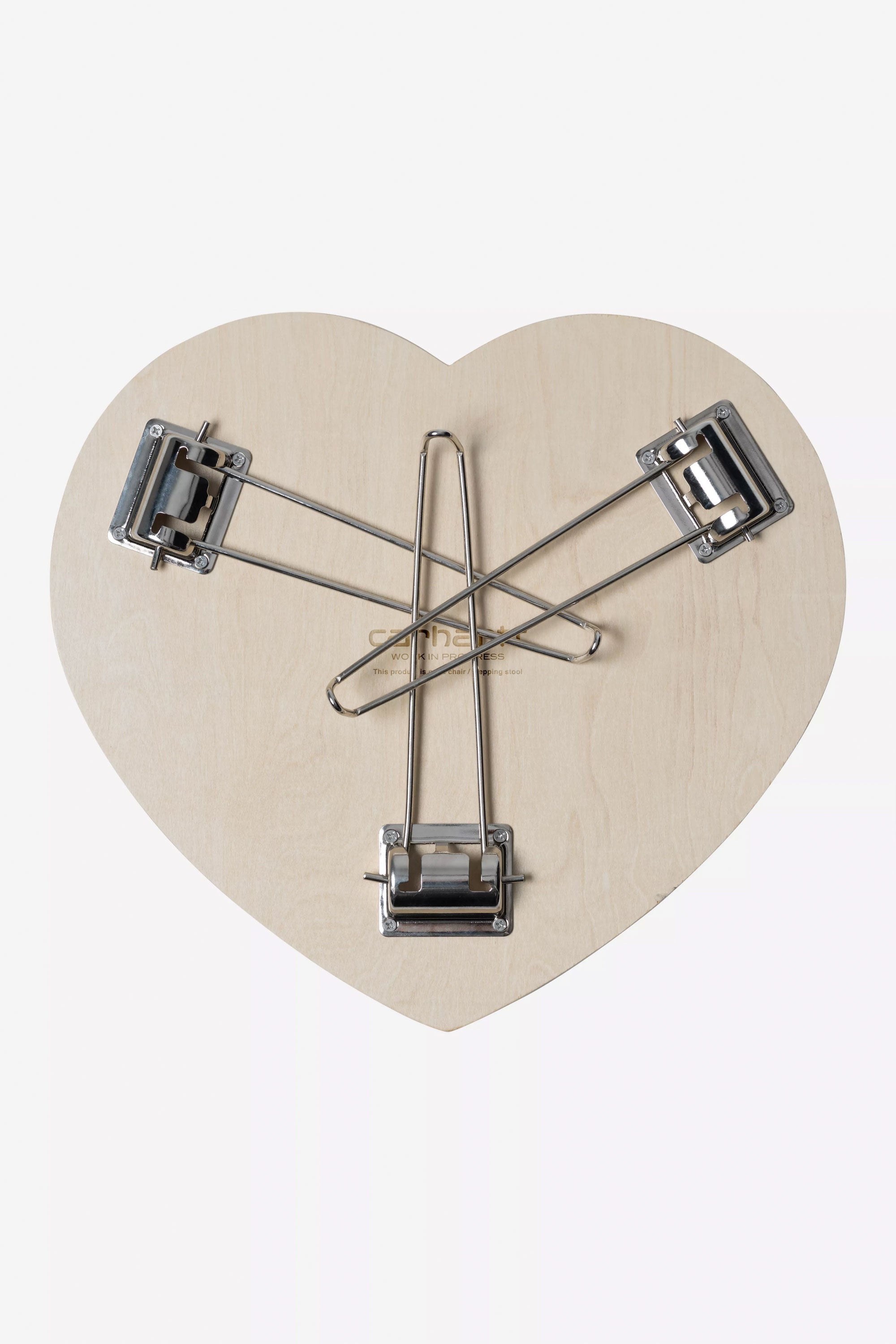 Happylifeshops Carhartt WIP folding table in heart shape (scarlet & white)