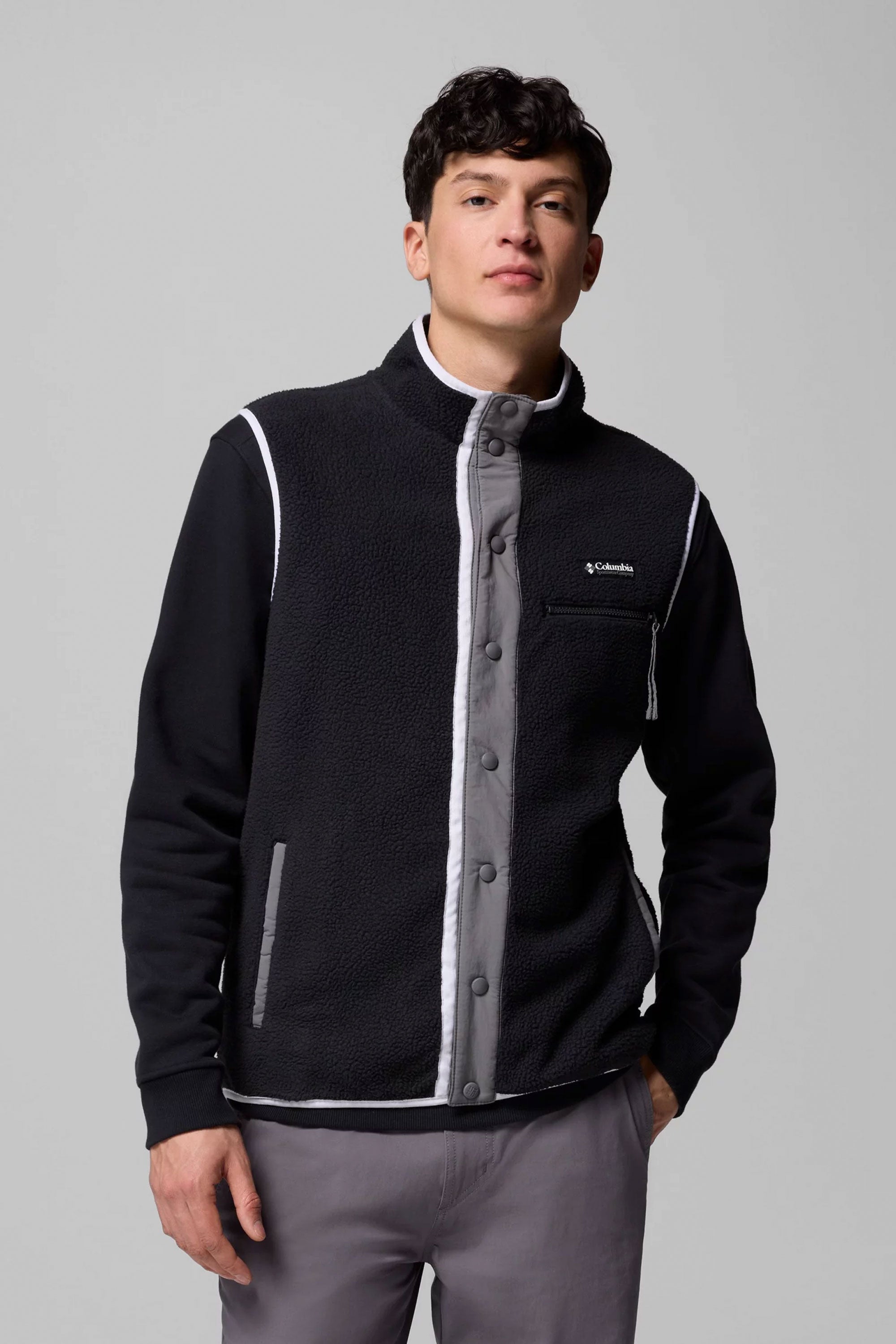 Happylifeshops Columbia men’s fleece vest in black