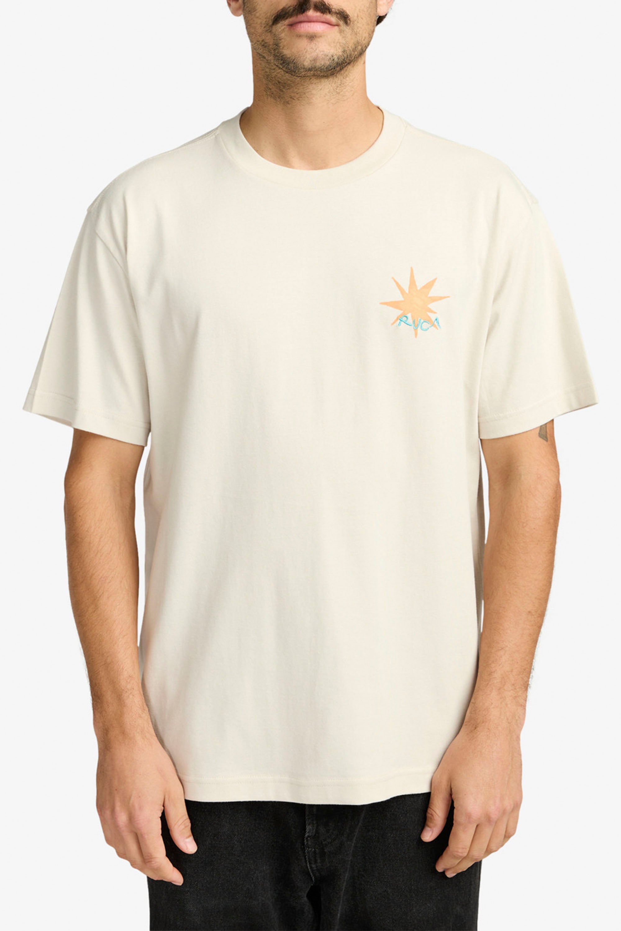 Happylifeshops RVCA men’s graphic tee in Ceramic