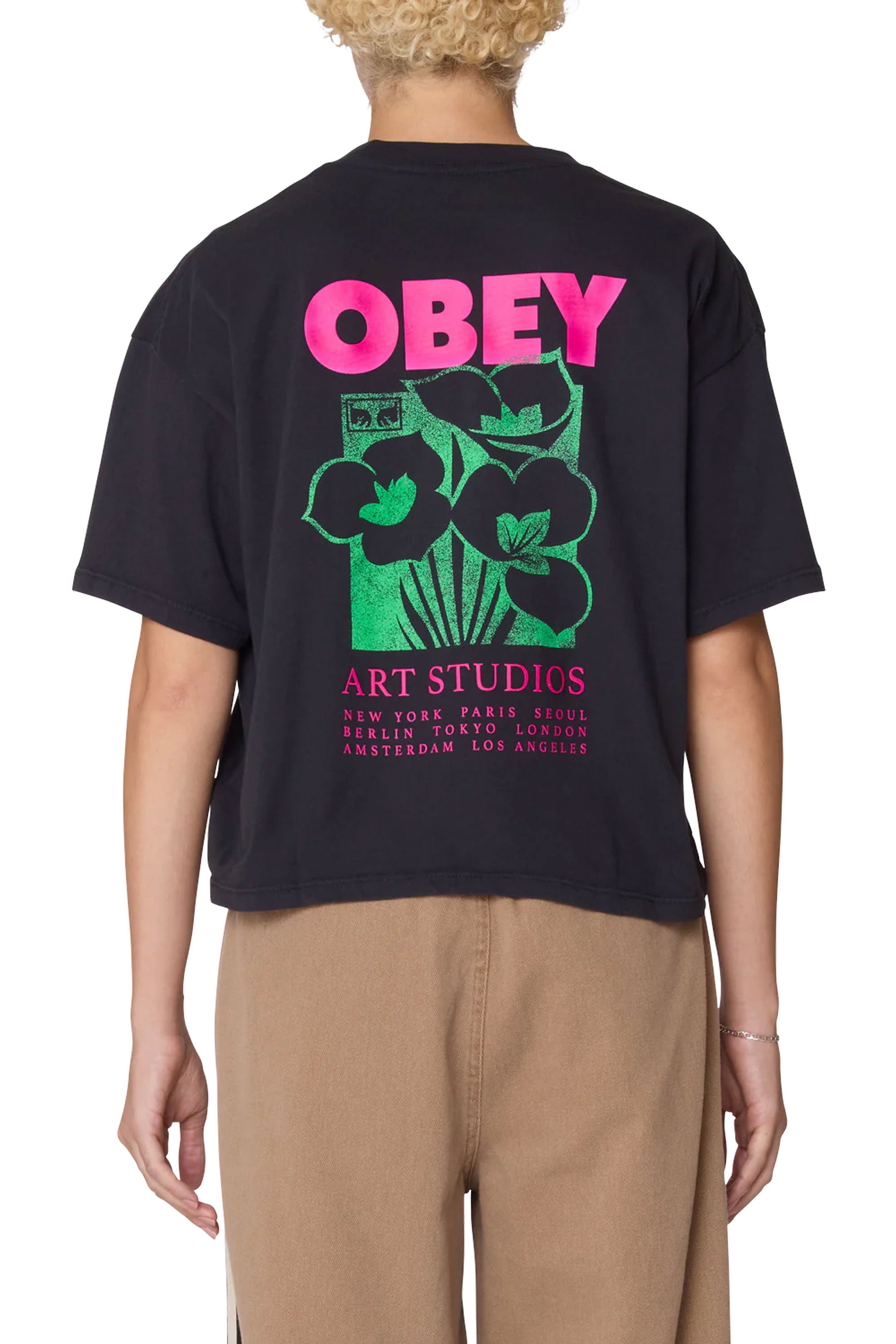 Pukas-Surf-Shop-Obey-Art-Studio-Flowers-Row-Black-2
