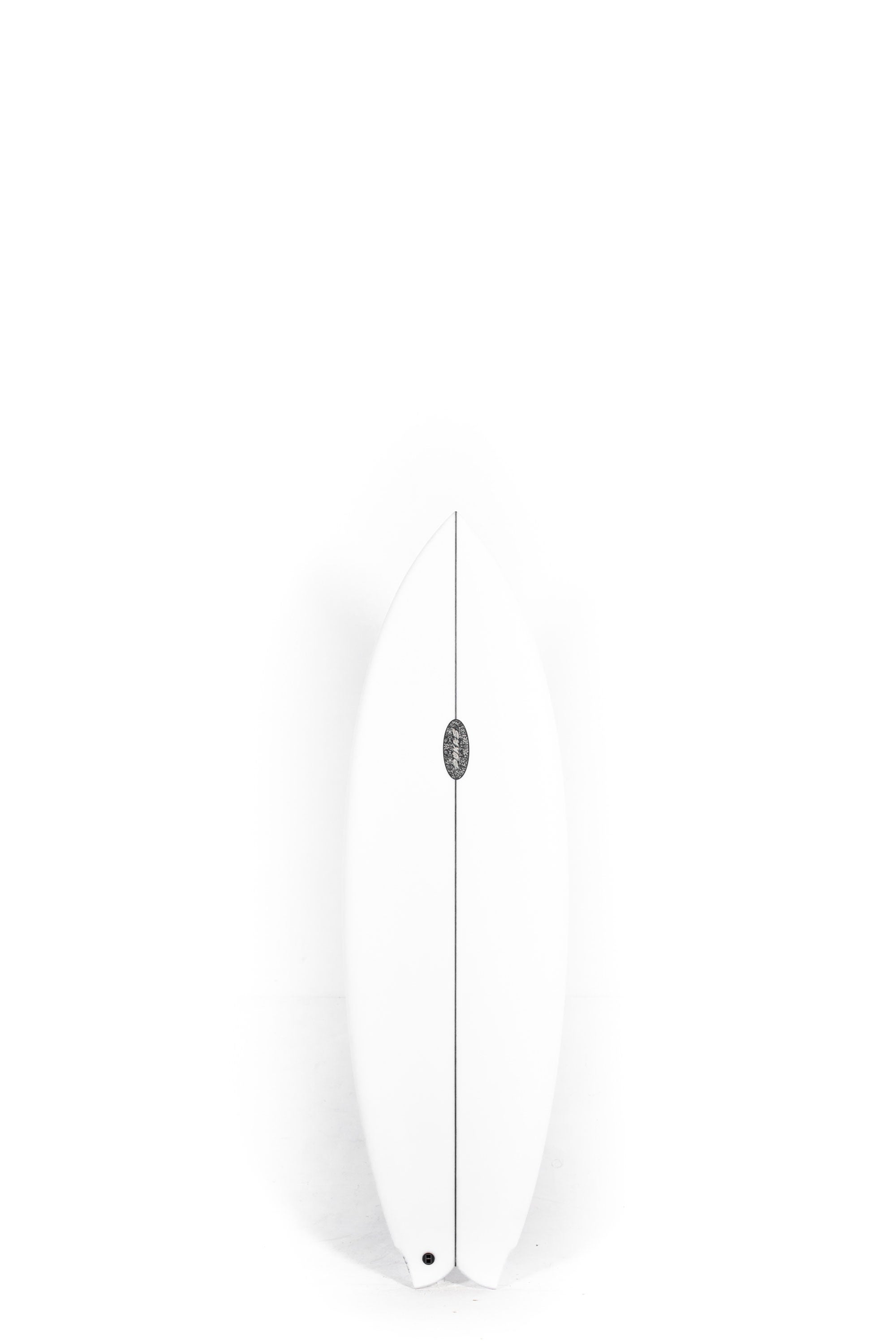 White Pukas Mustache Surfboard size 5'6" at Happylifeshops