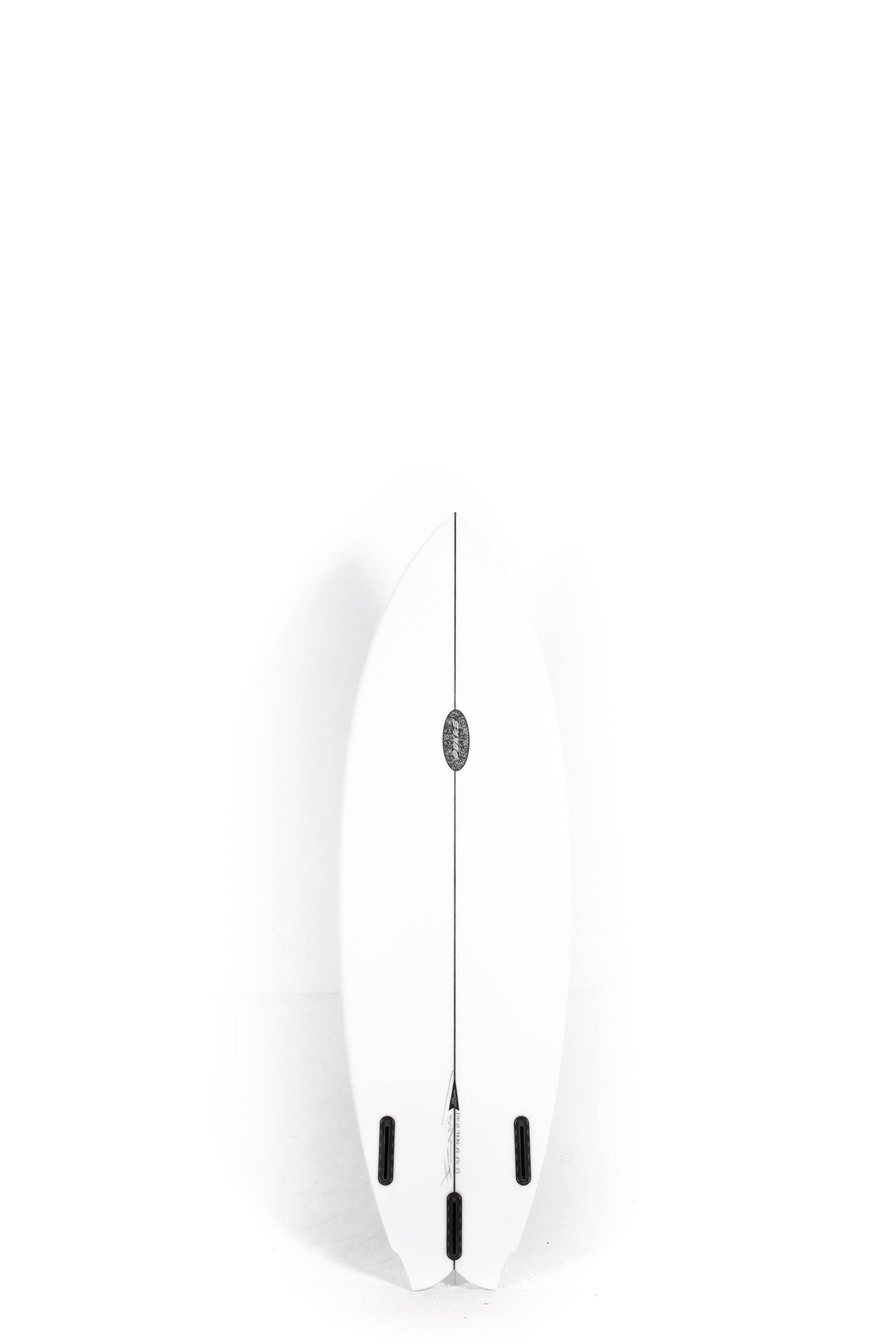 White Pukas Mustache Surfboard size 5'6" at Happylifeshops - 2