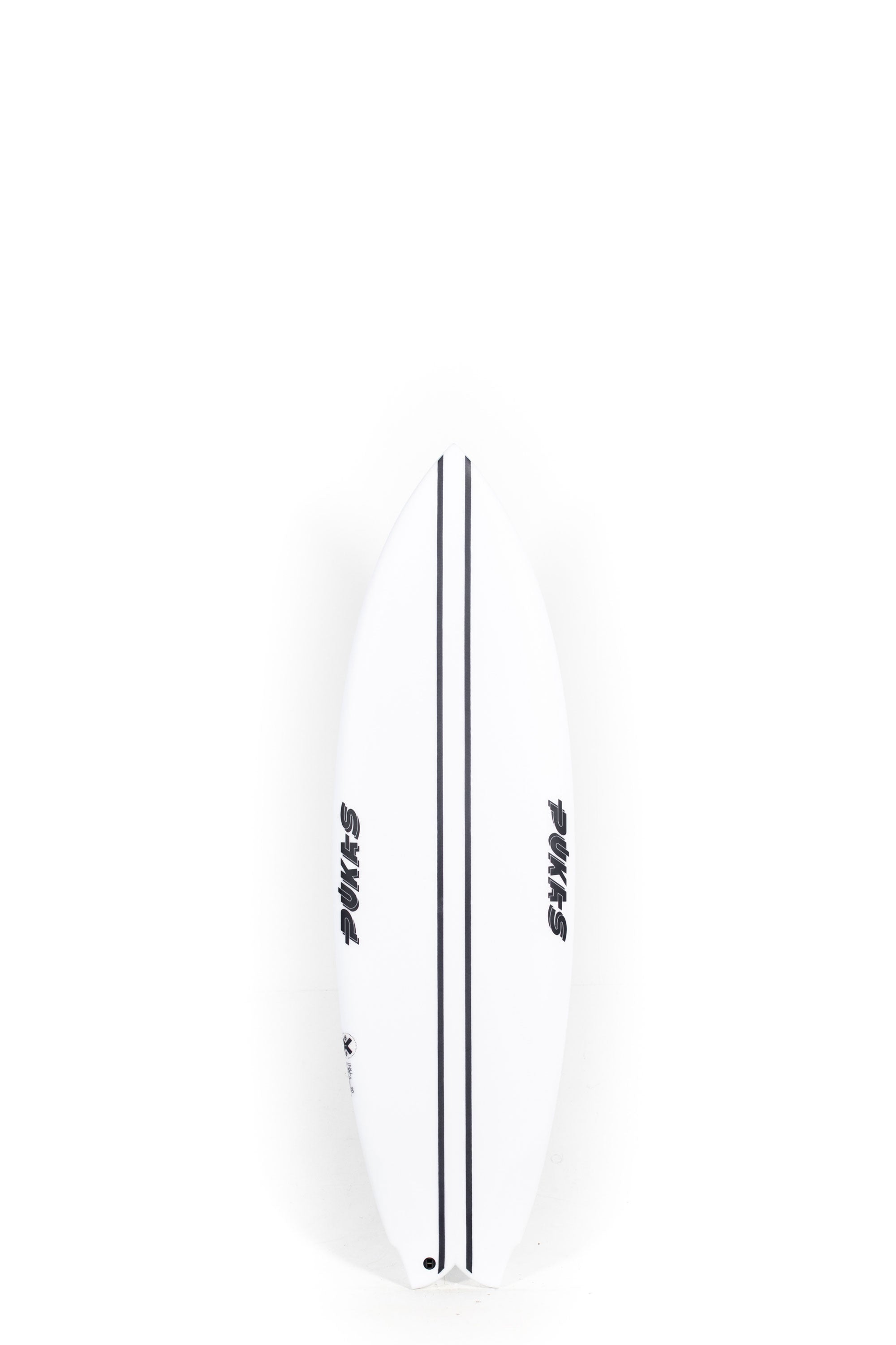 White Pukas Mustache Surfboard with carbon strips size 5'9" at Happylifeshops