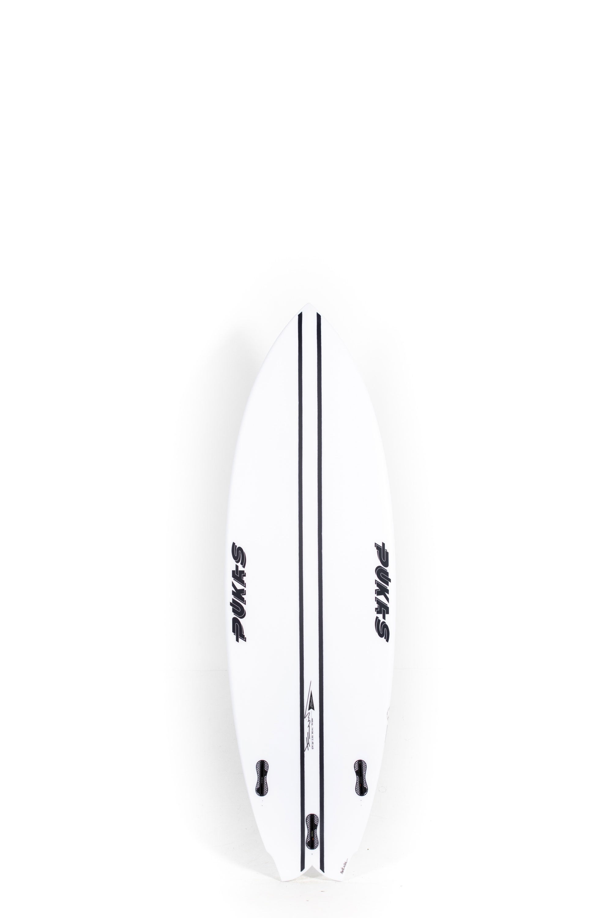 White Pukas Mustache Surfboard with carbon strips size 5'9" at Happylifeshops - 2