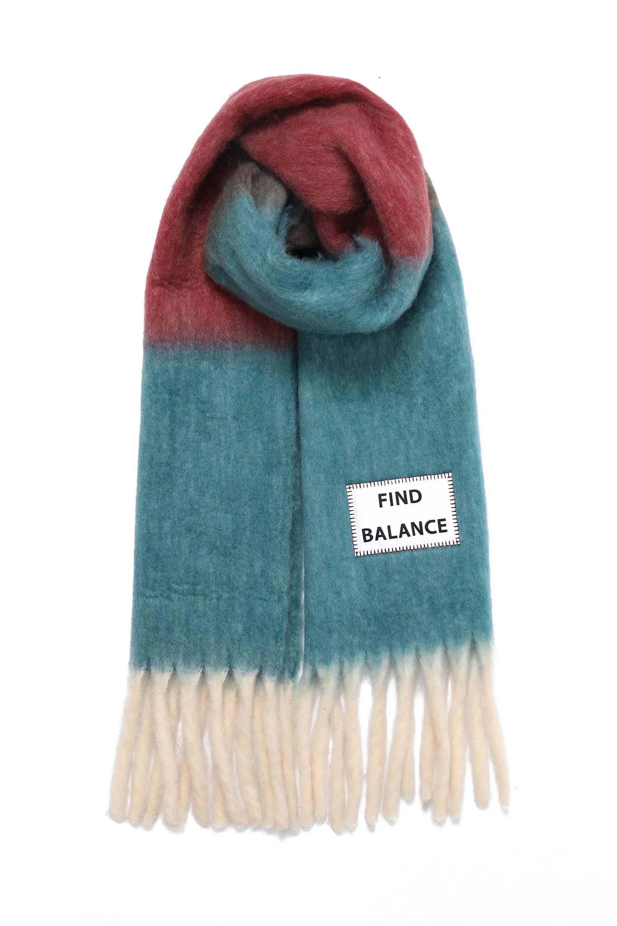 Verb To Do Happylifeshops Maxiscarf Find Balance oversized scarf calm tones statement wrap