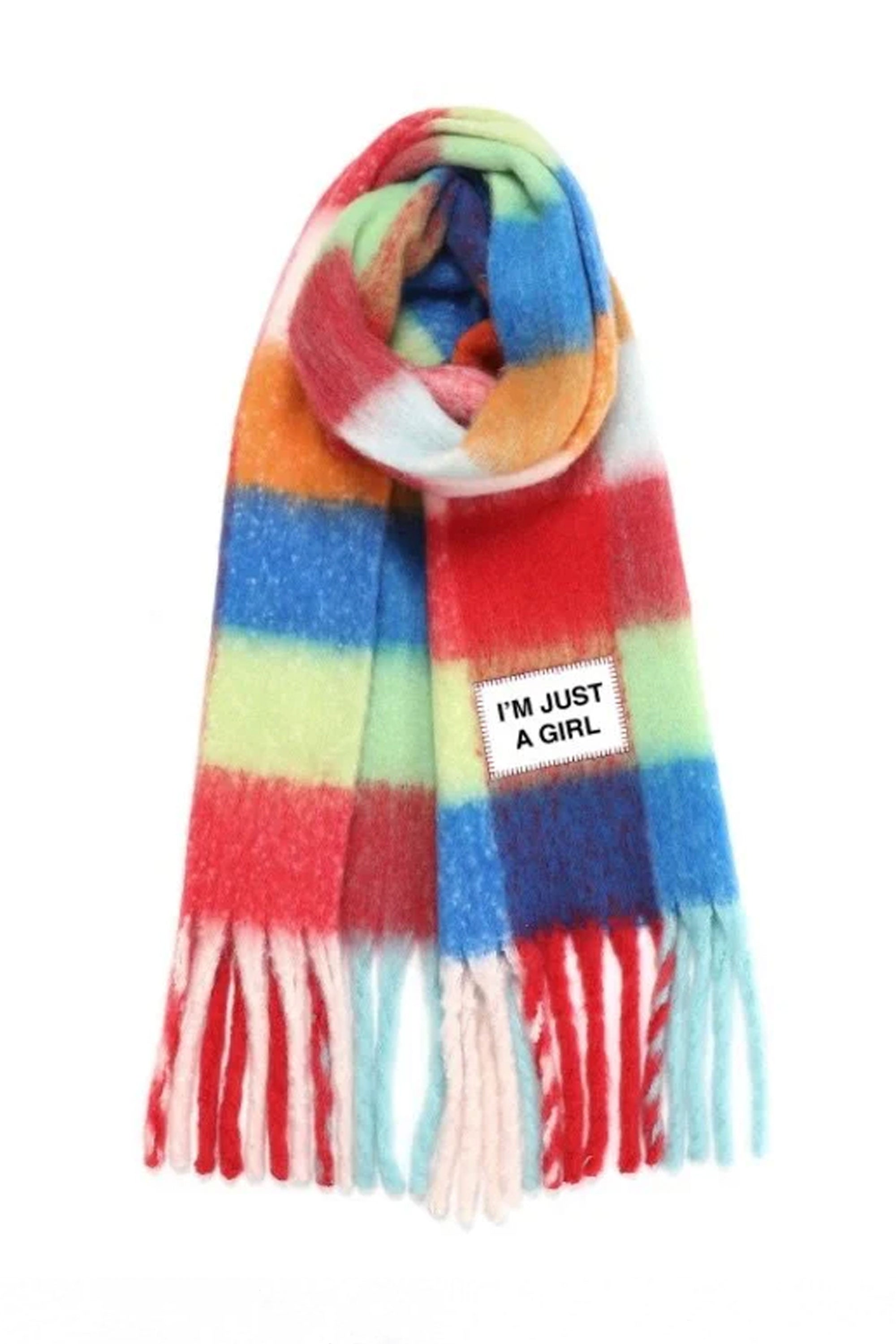 Verb To Do Happylifeshops Colorful striped scarf