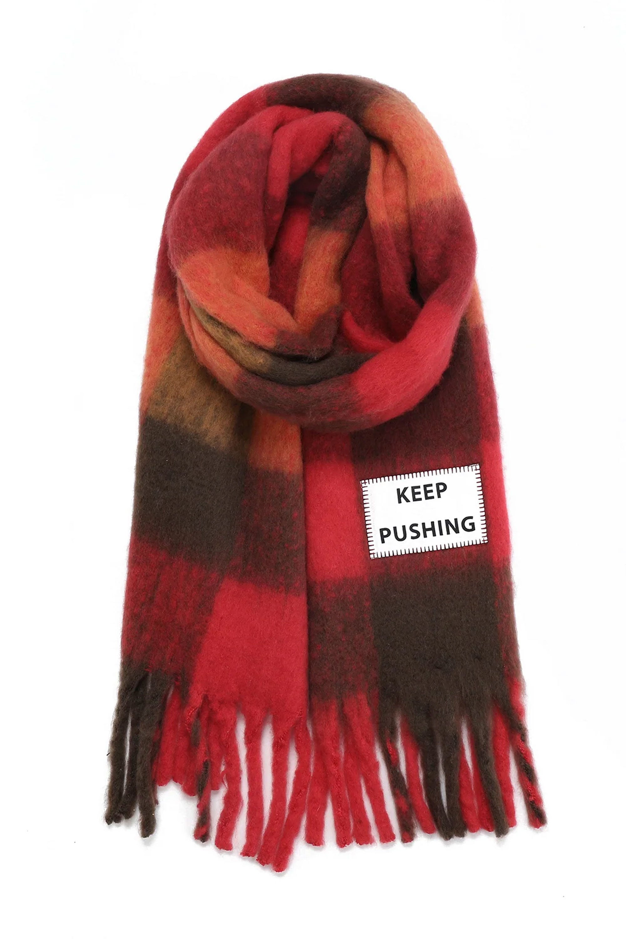 Verb To Do Happylifeshops Keep Pushing oversized scarf statement winter wrap