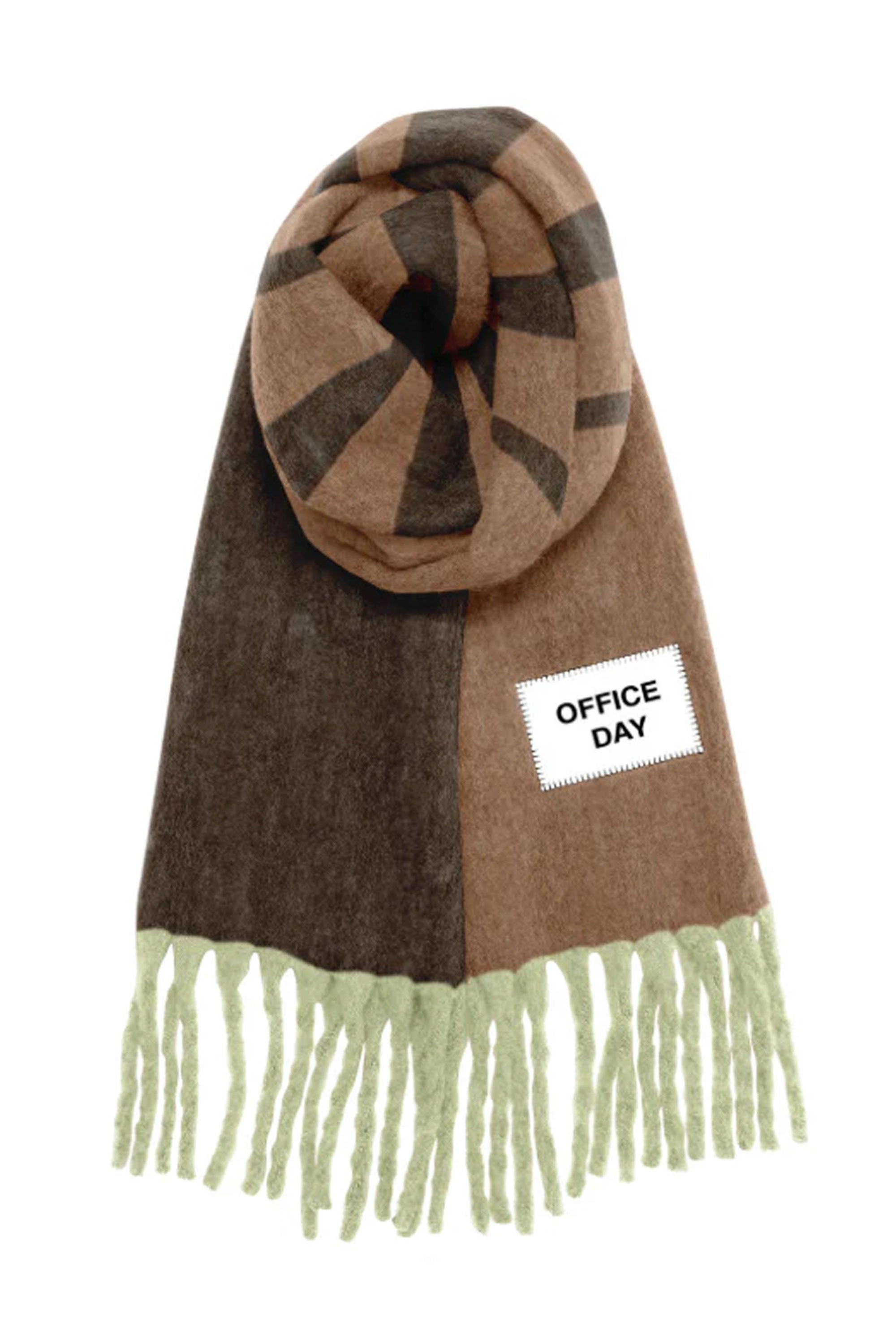 Verb To Do Happylifeshops Maxibufanda oversized scarf vibrant text wrap cozy