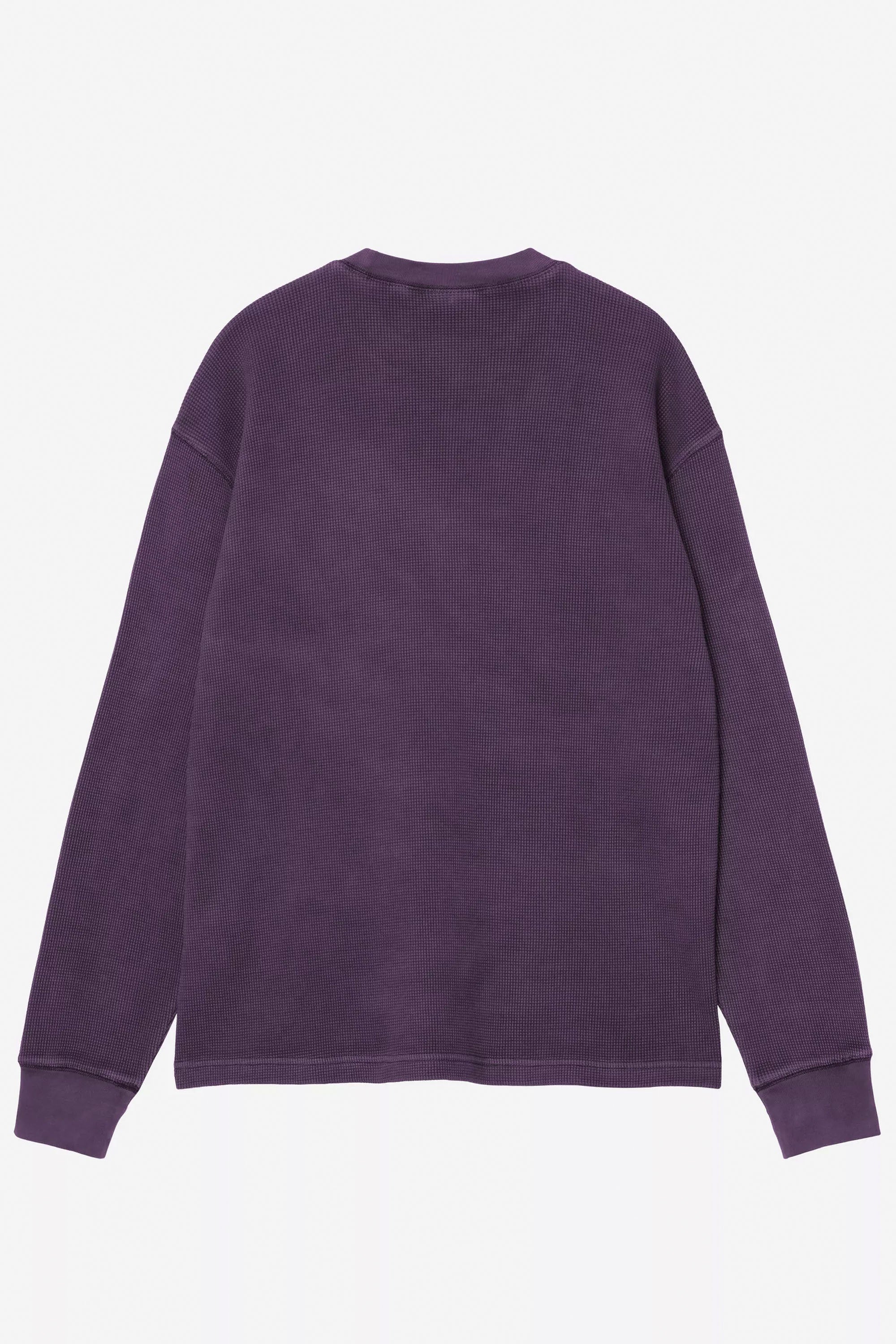 Happylifeshops Carhartt WIP L/S Vista Waffle T-Shirt Lakers garment-dyed waffle knit