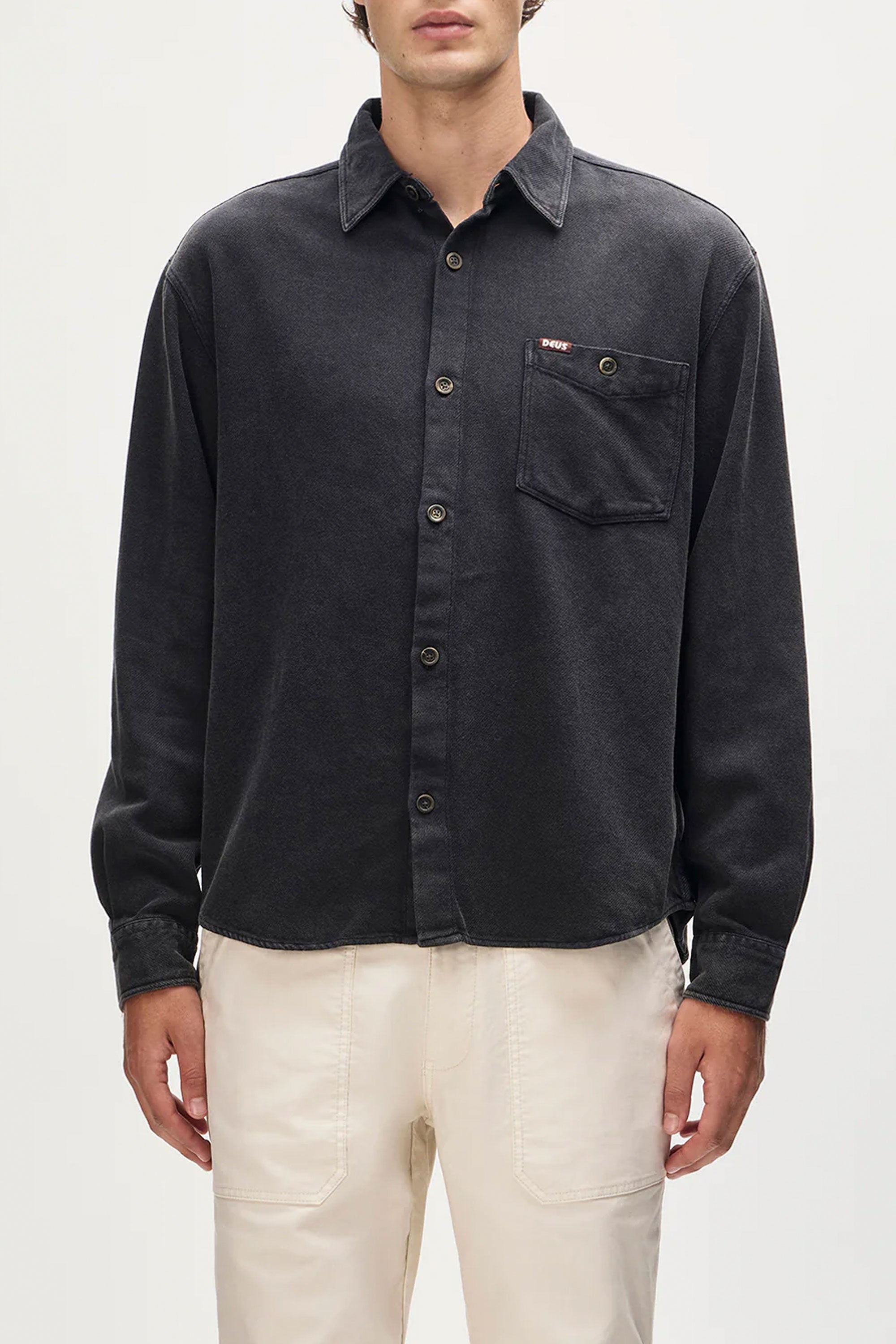 Happylifeshops Shirt Man Deus Keon Anthracite