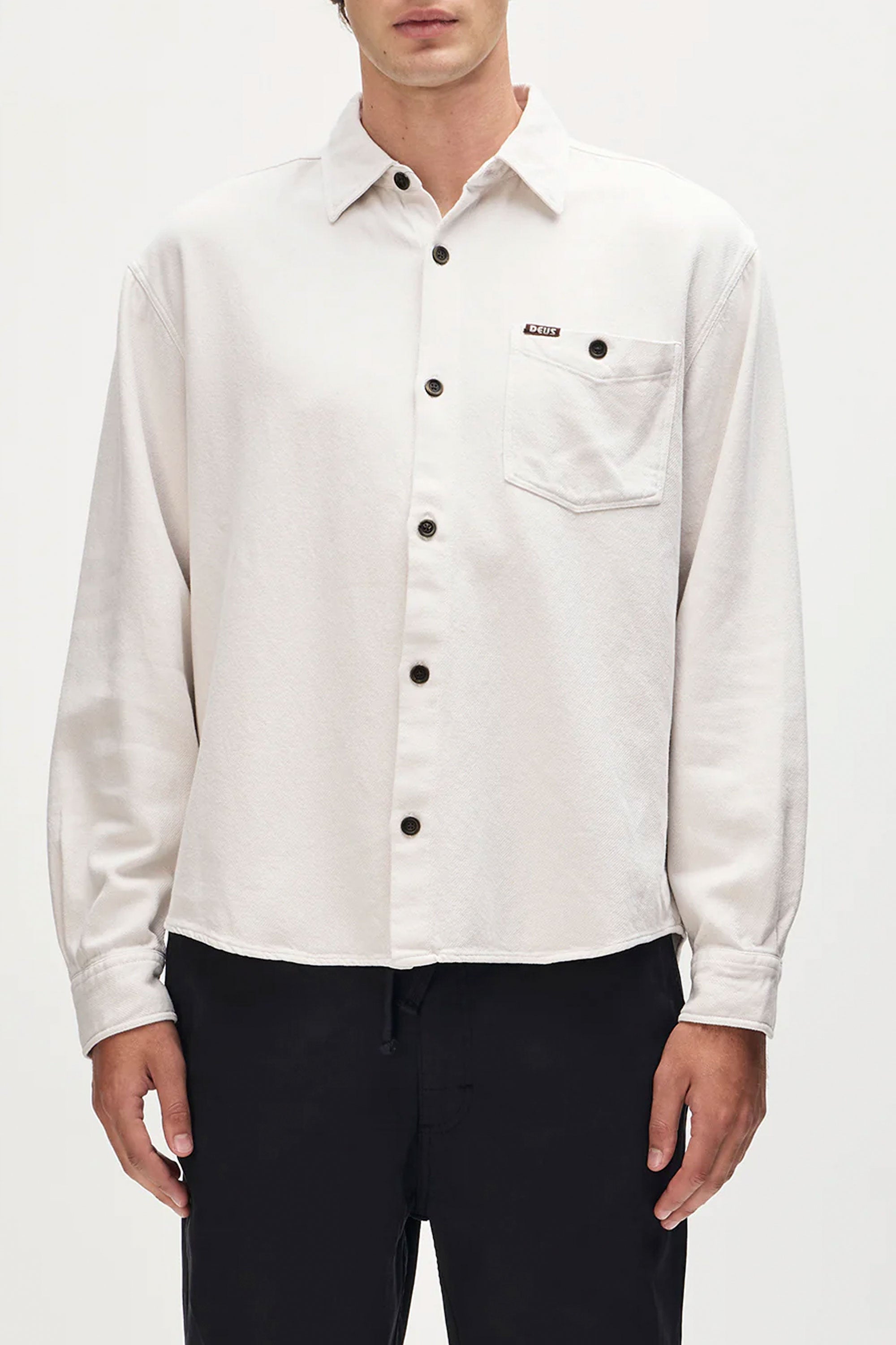 Happylifeshops Shirt Man Deus Keon Dirty White