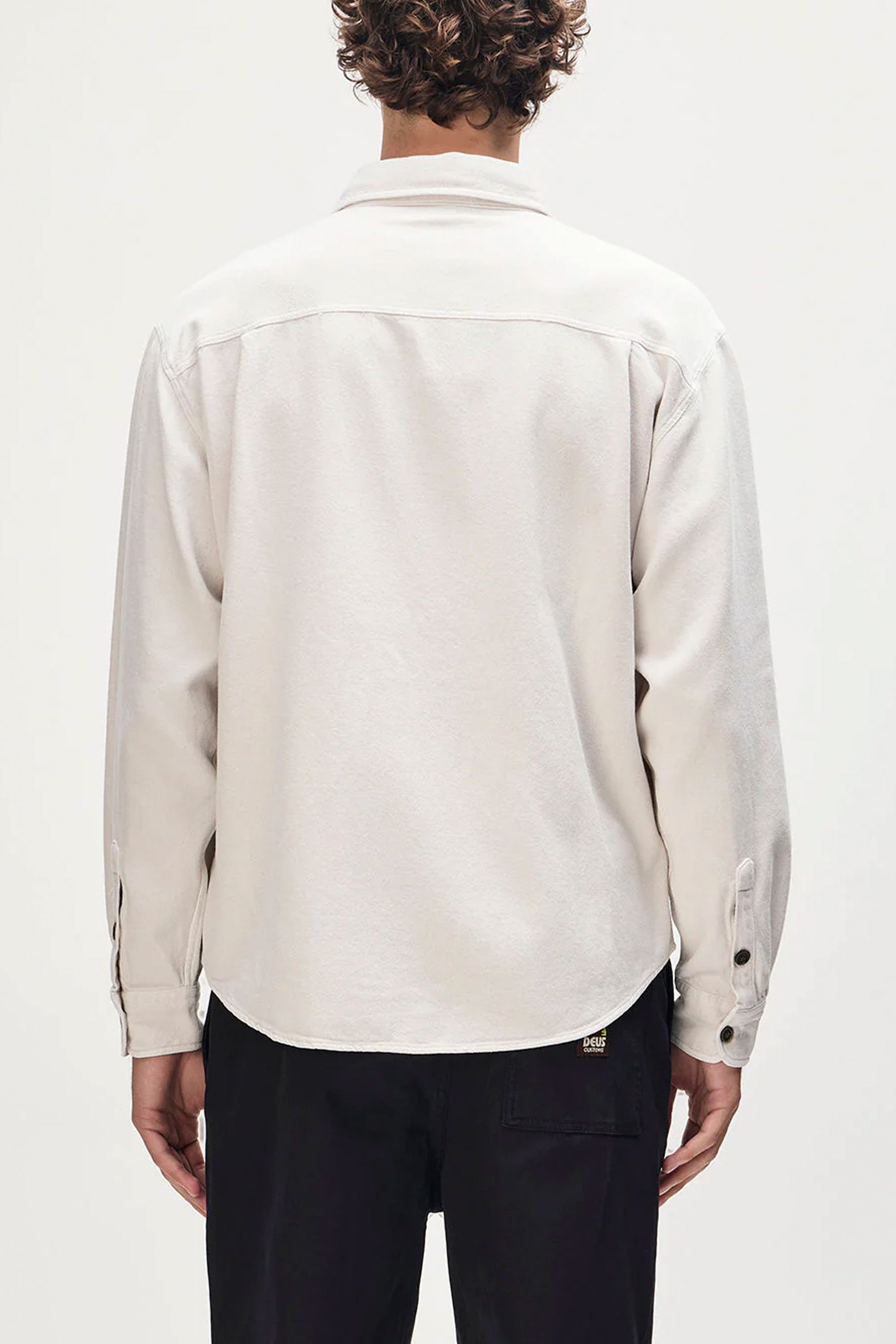  Happylifeshops Shirt Man Deus Keon Dirty White