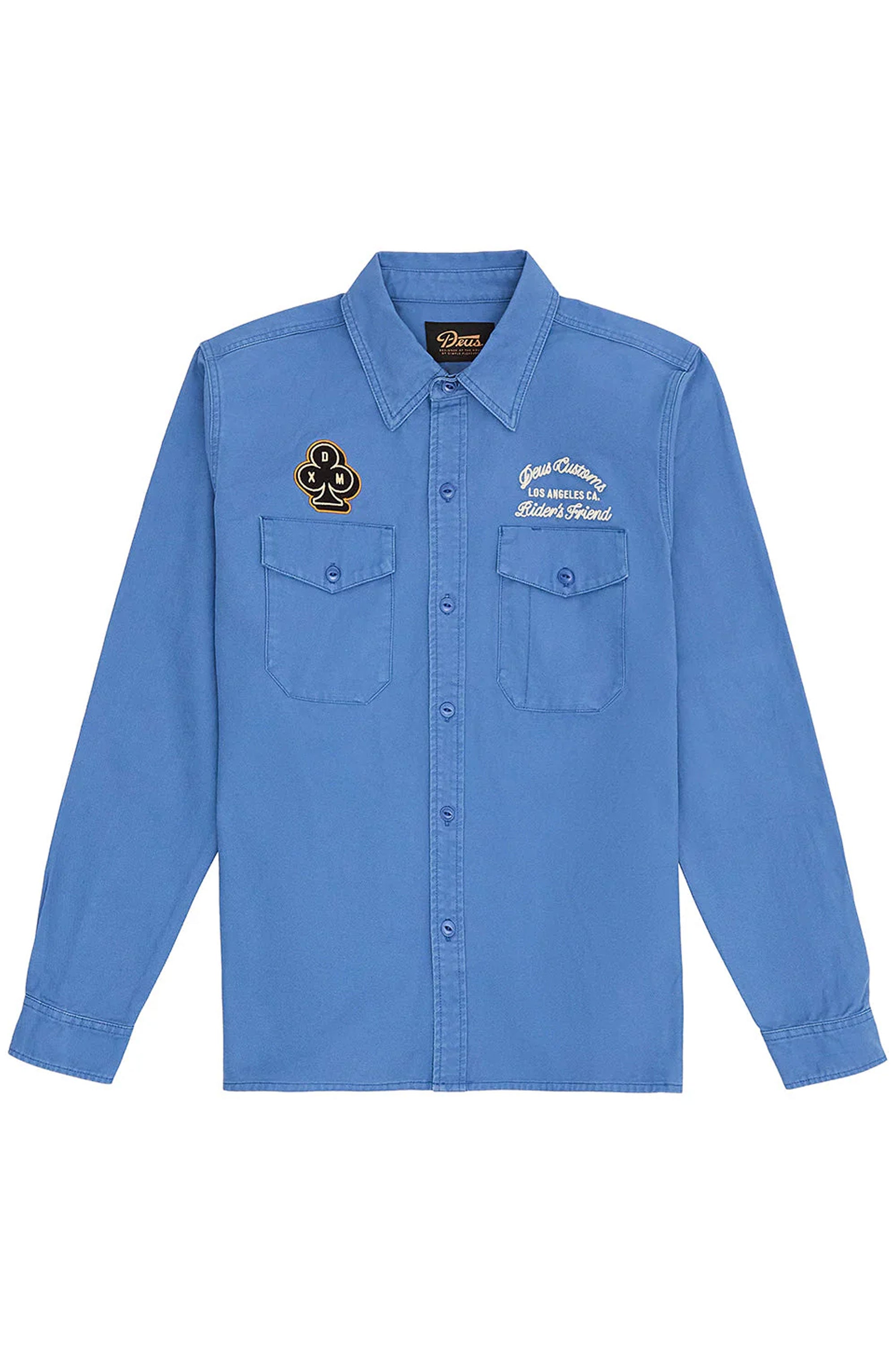 Happylifeshops Shirt Man Deus Picklock Shirt Classic Blue