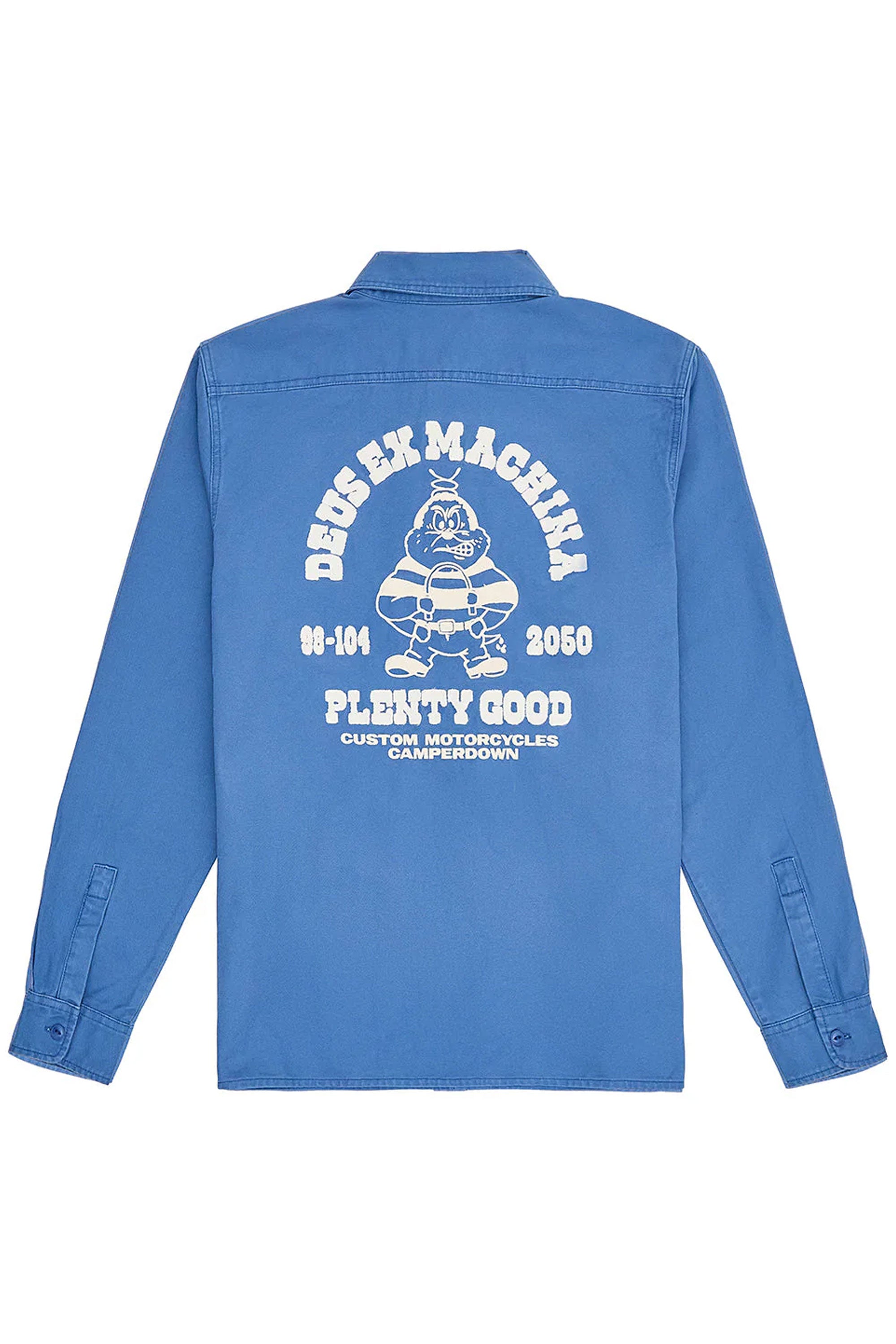 Happylifeshops Shirt Man Deus Picklock Shirt Classic Blue