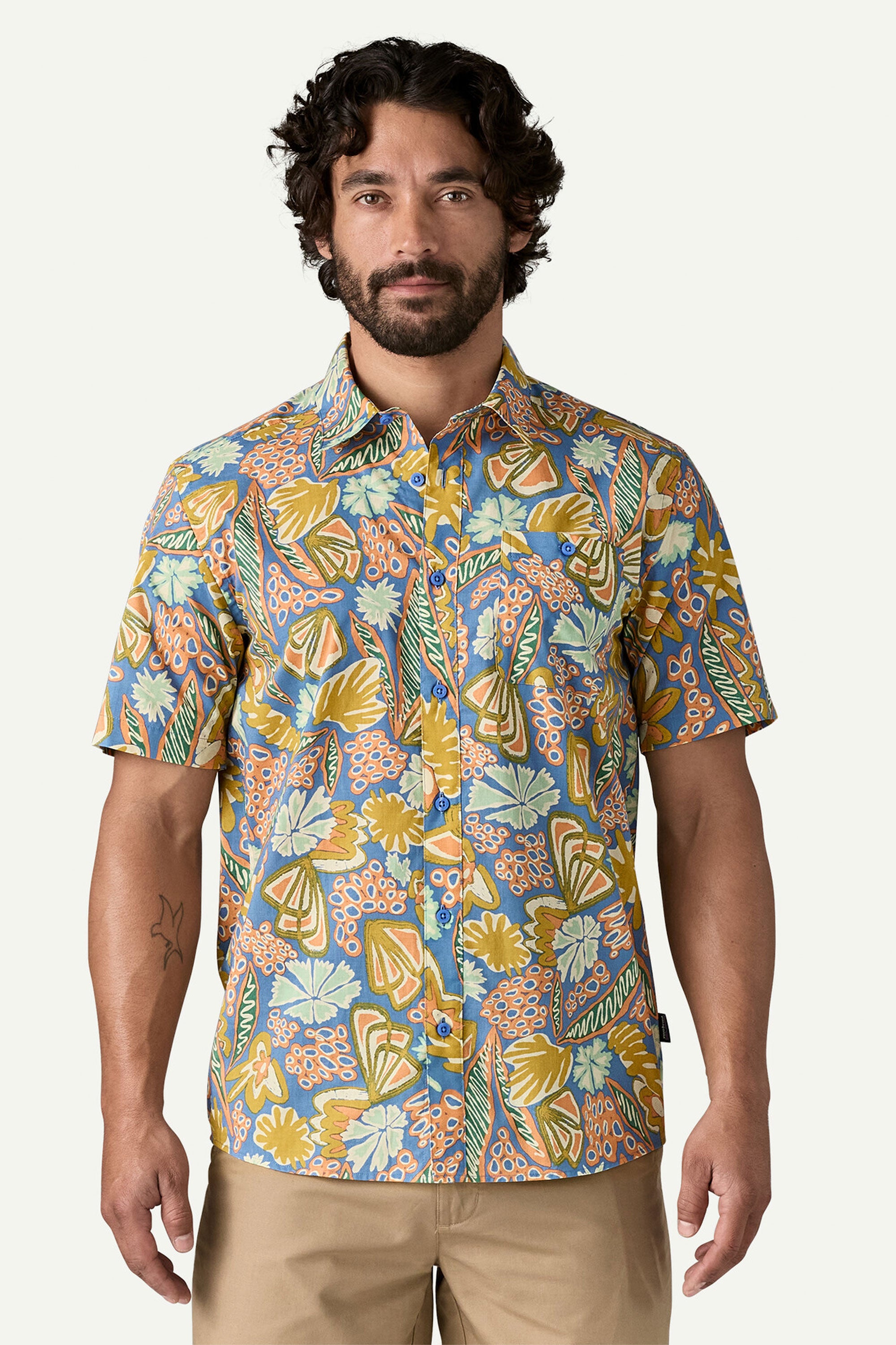 Pukas-Surf-Shop-Shirt-Patagonia-Go-To-Blue-Yellow