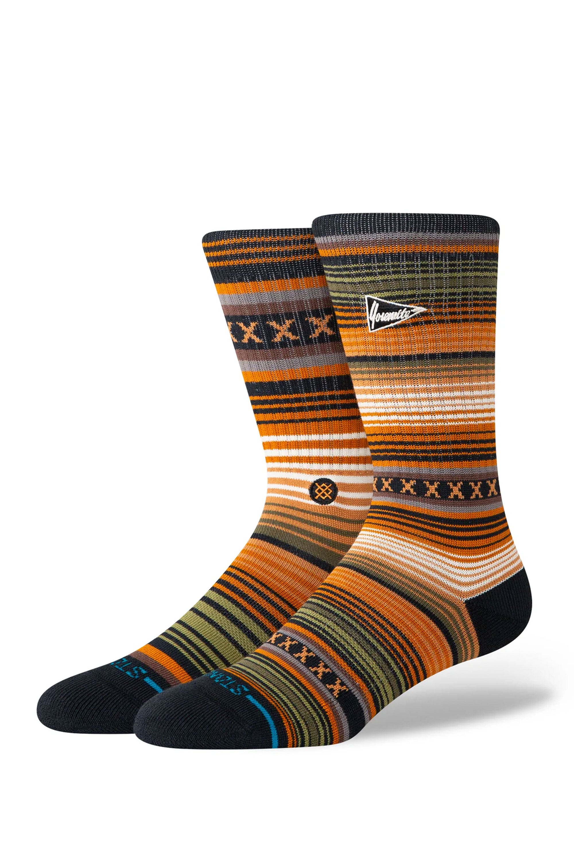 Stance Happylifeshops Curren Parks Crew Sock Spice comfortable cushioning seamless