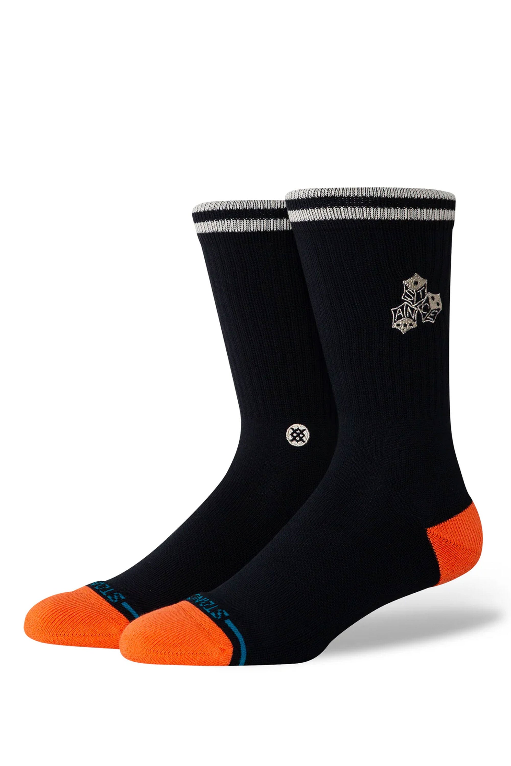 Stance Happylifeshops High Roller Crew Sock black crew height comfort cushioning