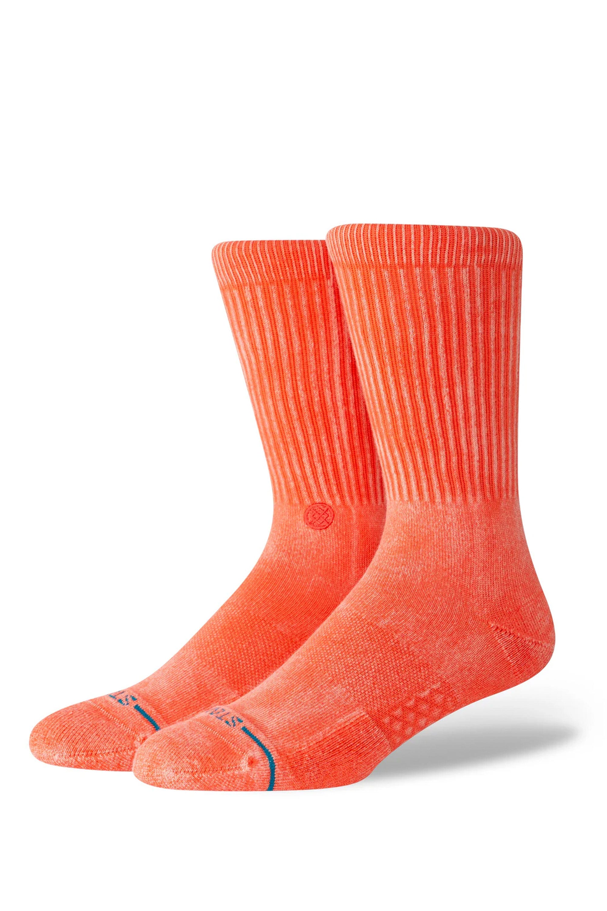 Happylifeshops Socks Stance Icon Dyed Crew Coral