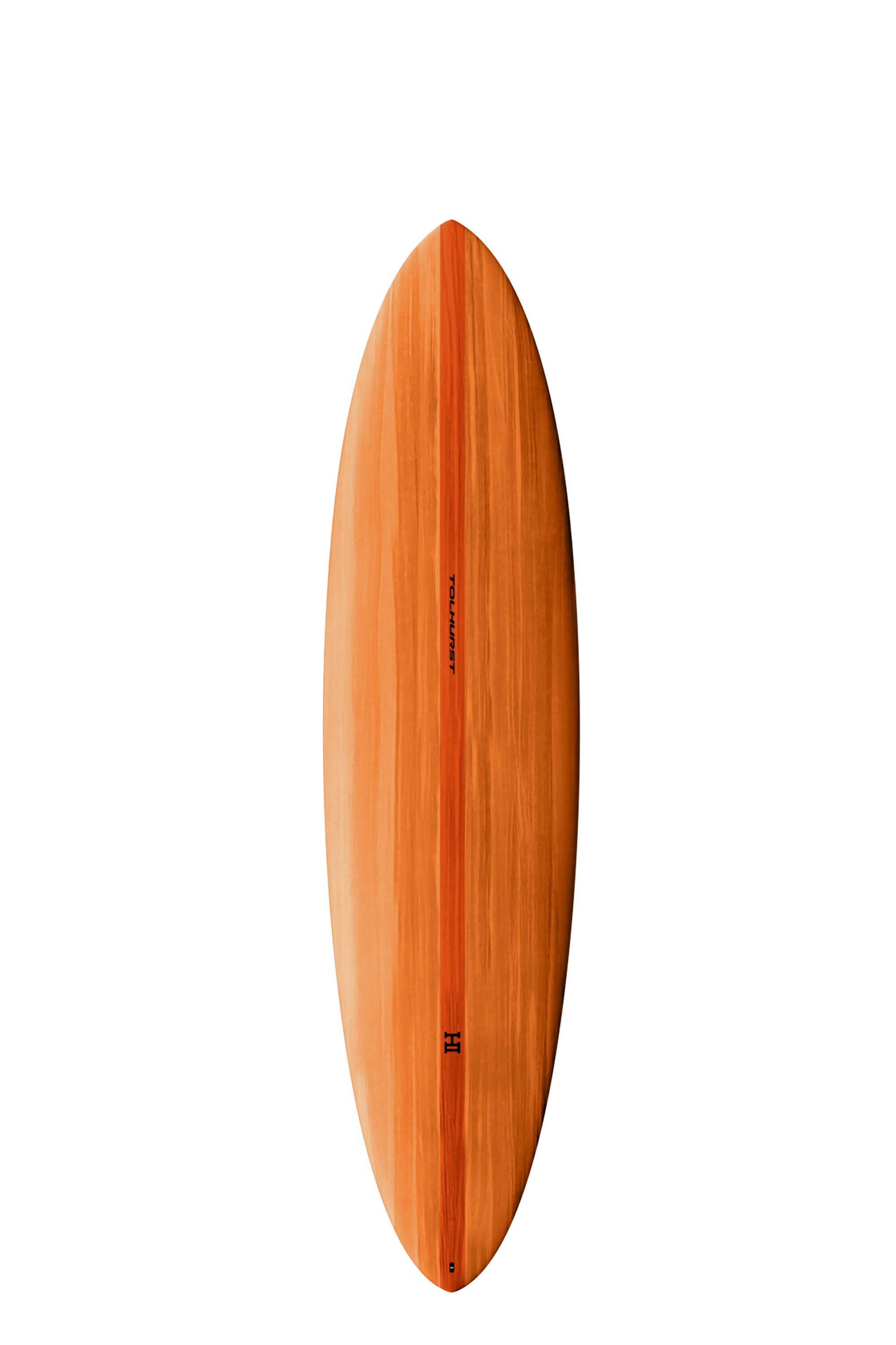 Happylifeshops Harley Ingleby Surfboards - Mid 6 - Orange - Thunderbolt Red - 7'6" x 21 x 2 3/4 - 47.9L