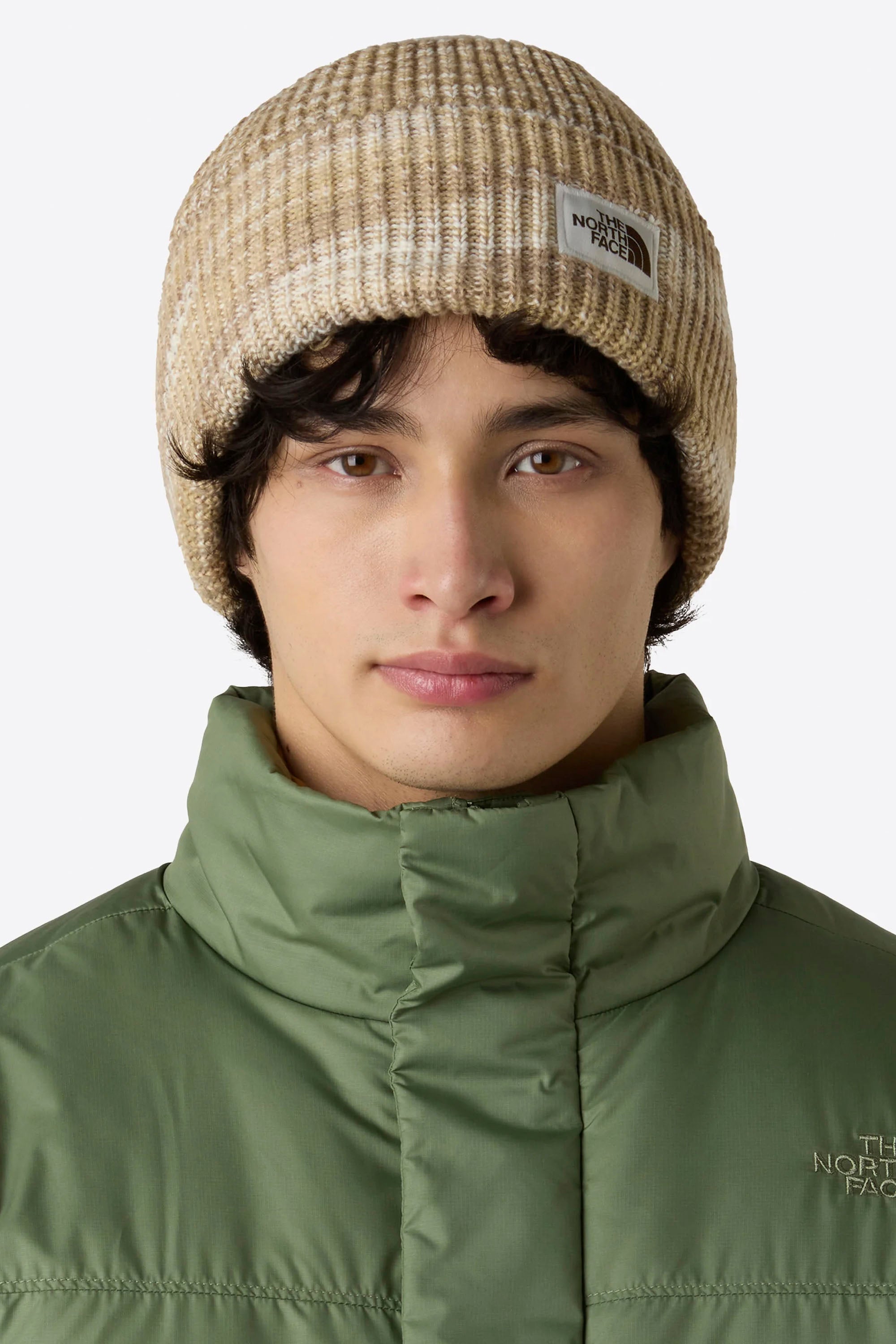Happylifeshops The North Face Salty Bae Lined Beanie in White Dune