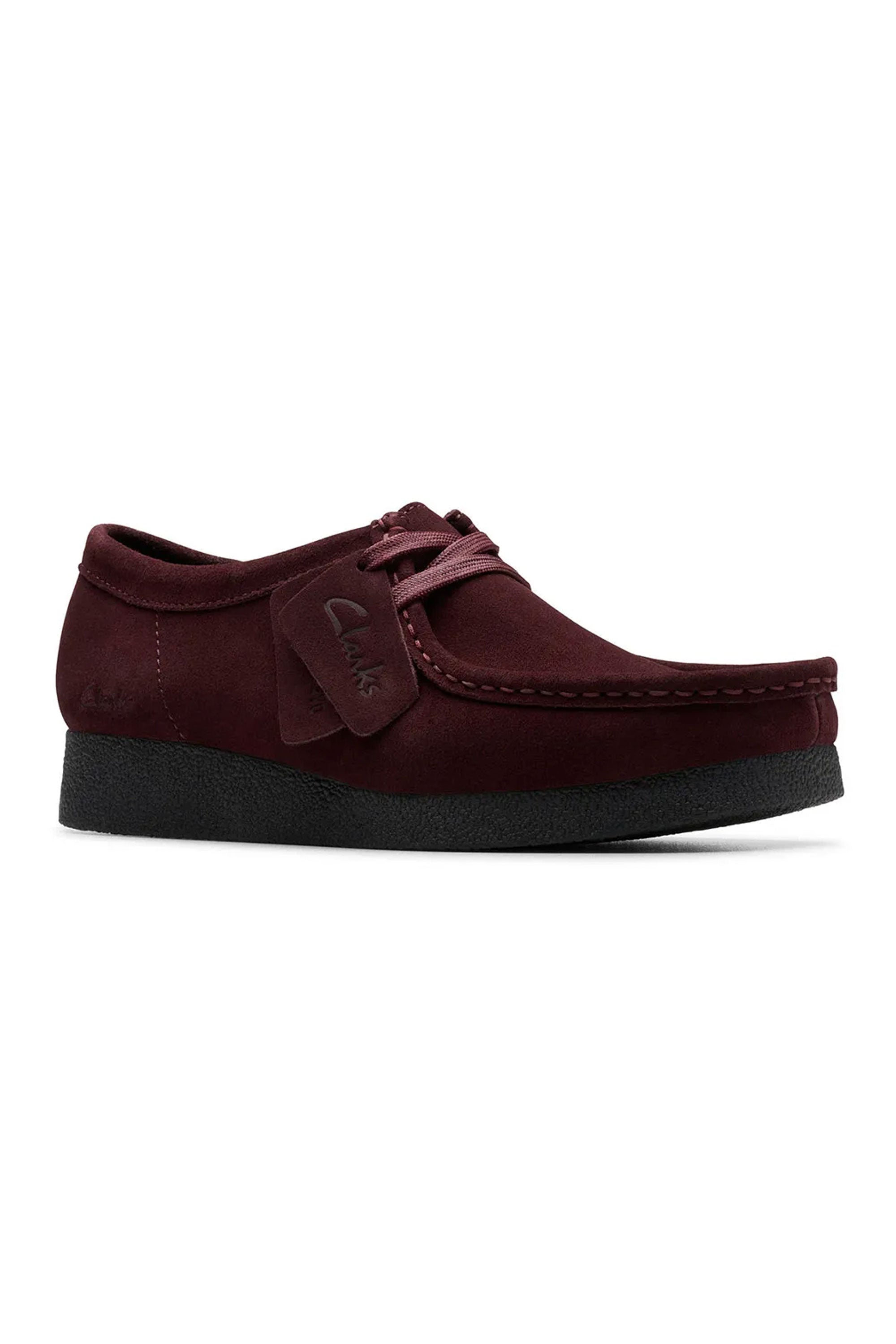 Happylifeshops Woman Footwear Clarks Wallabee Evosh Merlot Suede