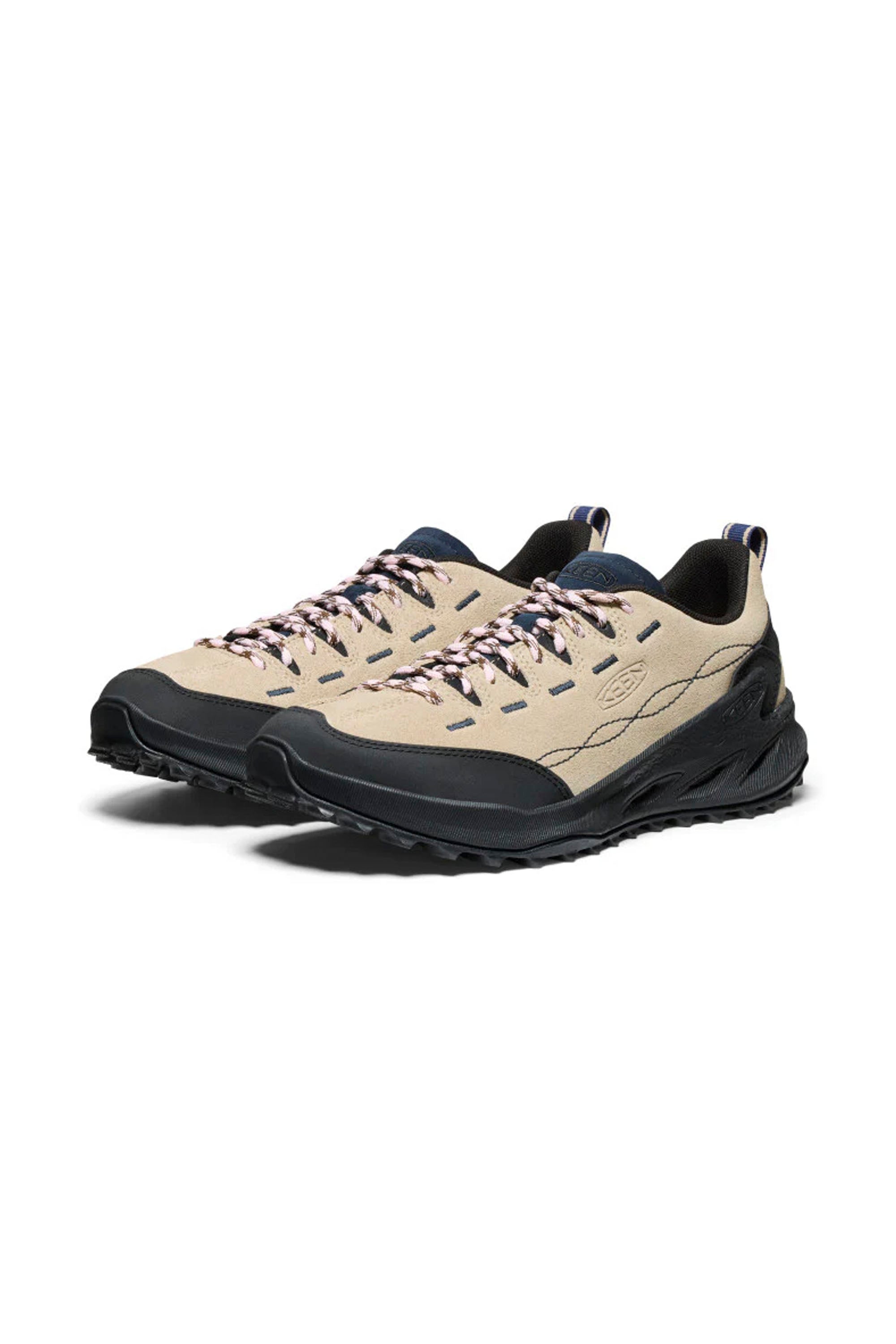 Pair of Keen Beige and black hiking shoes Happylifeshops