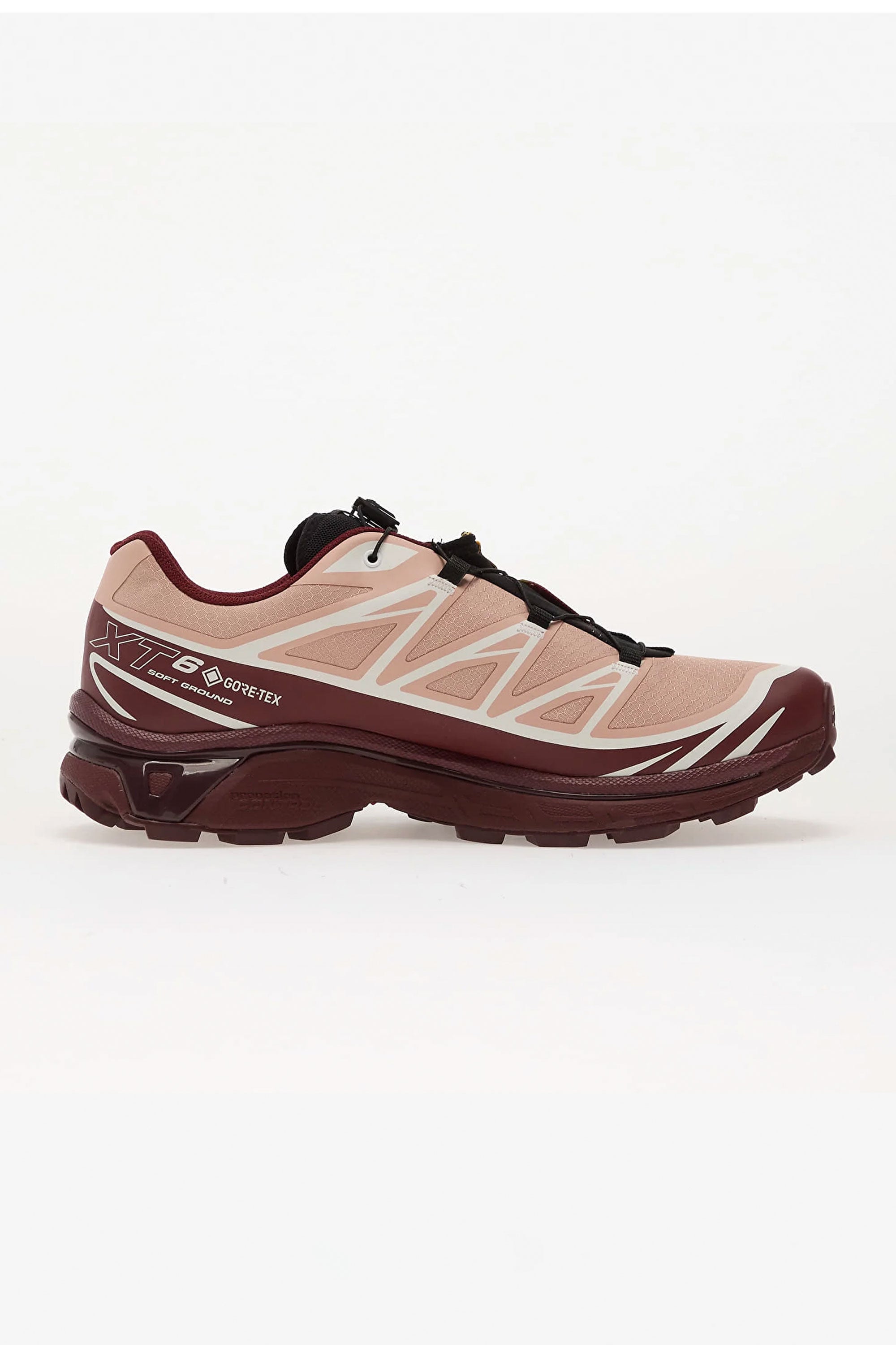Happylifeshops Woman Footwear Salomon Xt 6 Gtx Mahogany Rose Port Black