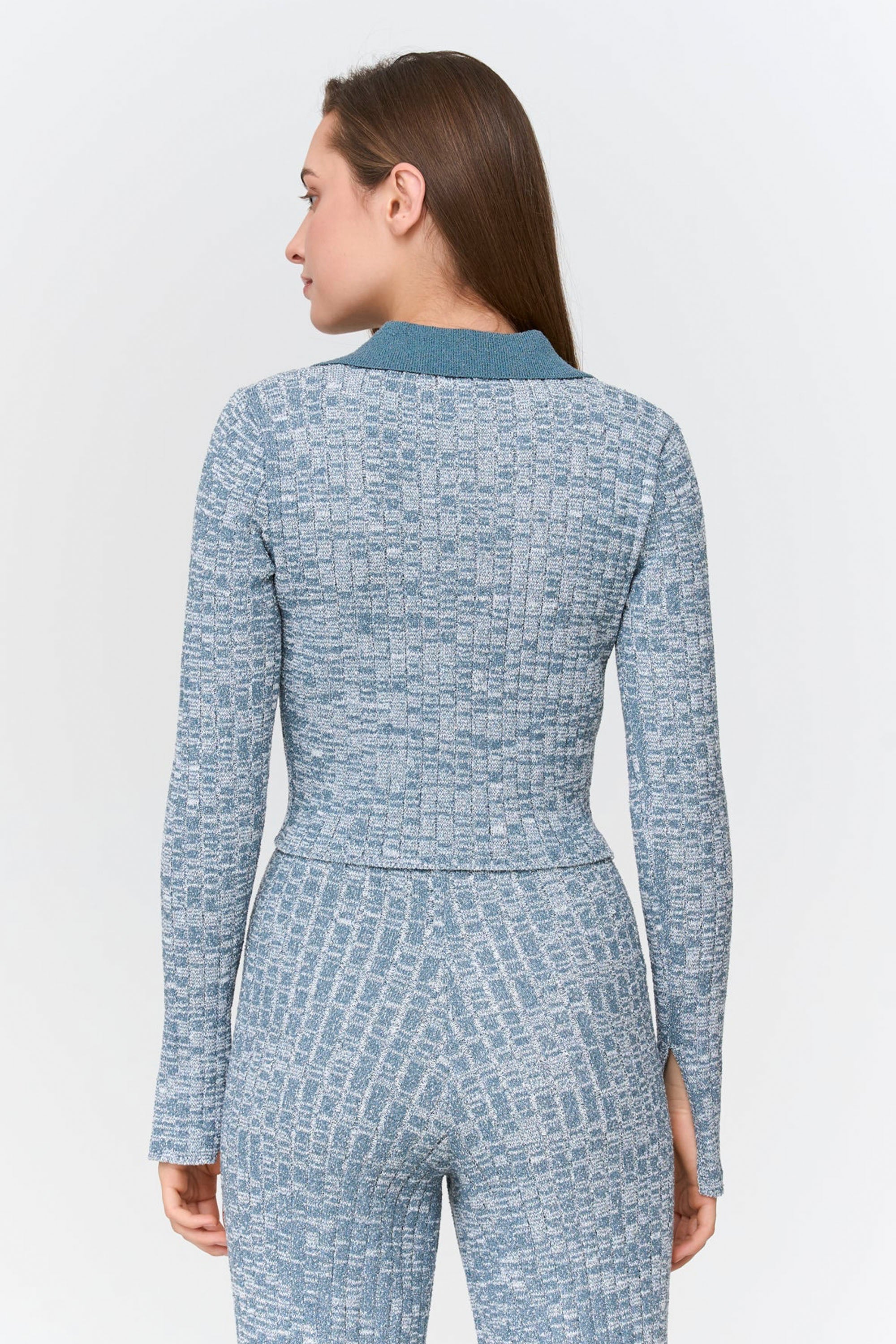 24 Colours Happylifeshops marled knit cardigan relaxed fit soft texture