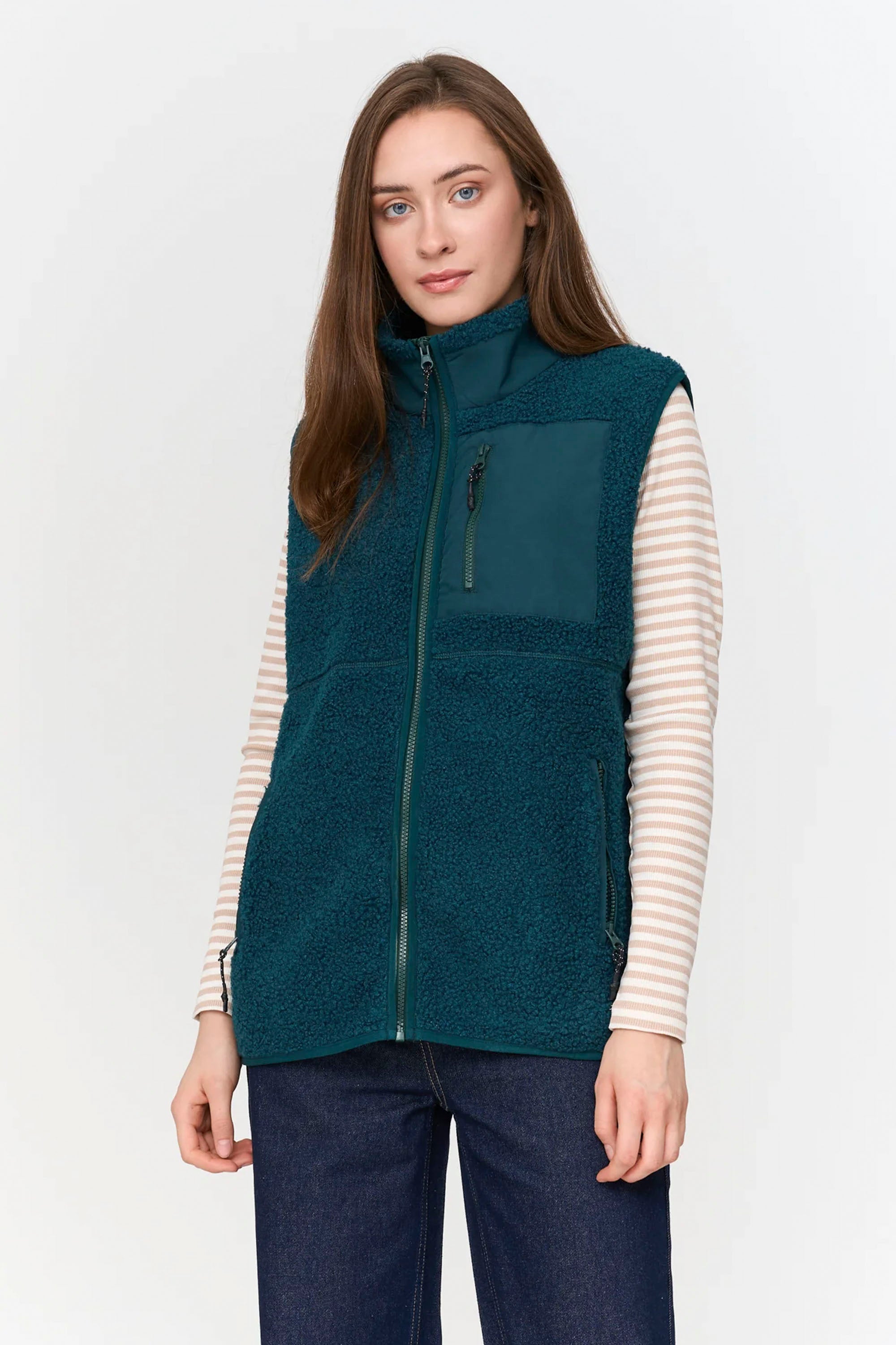 24 Colours Happylifeshops teddy fleece vest plush texture relaxed silhouette