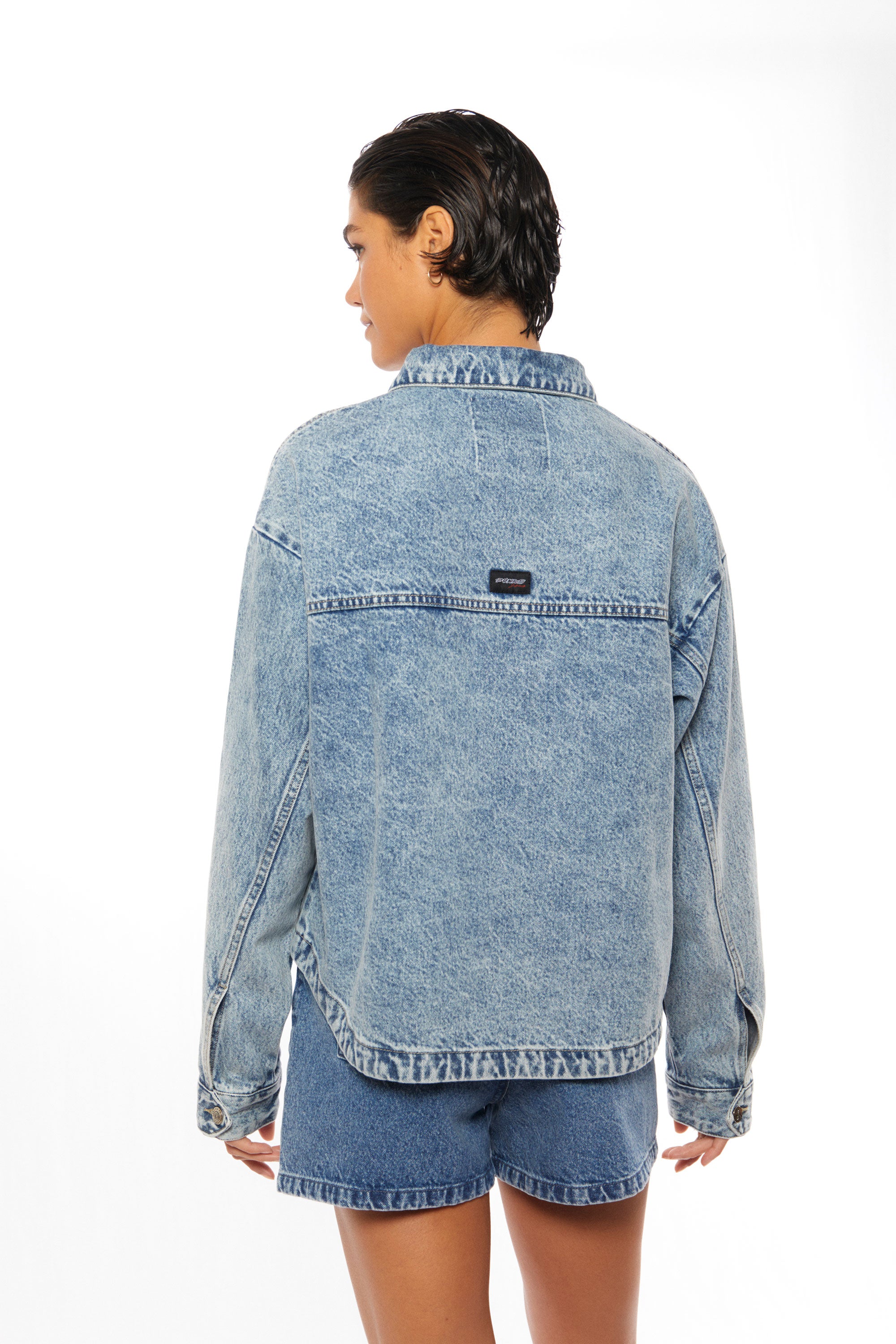 Happylifeshops Woman Jacket Denim Jacket Denim