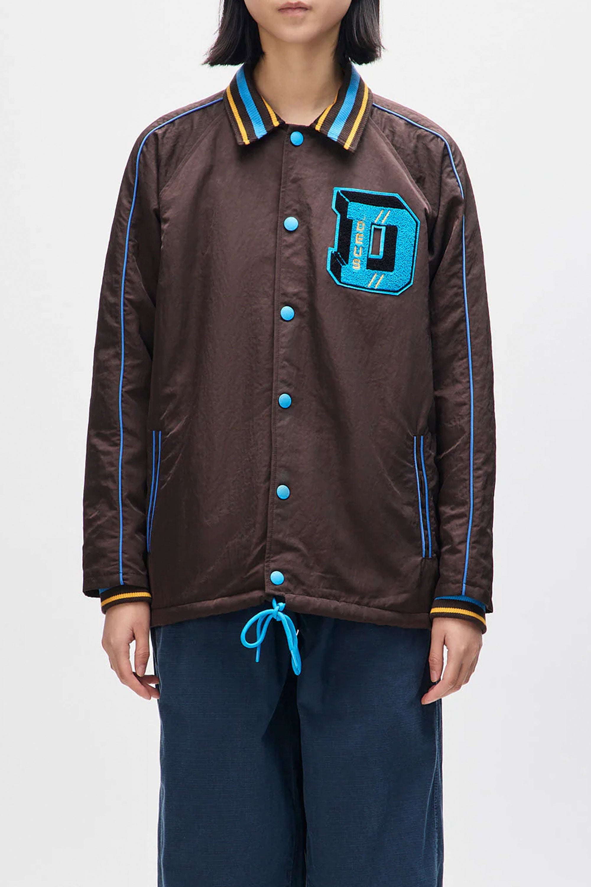 Happylifeshops Woman Jacket Deus Big Barbara Coach Java Brown