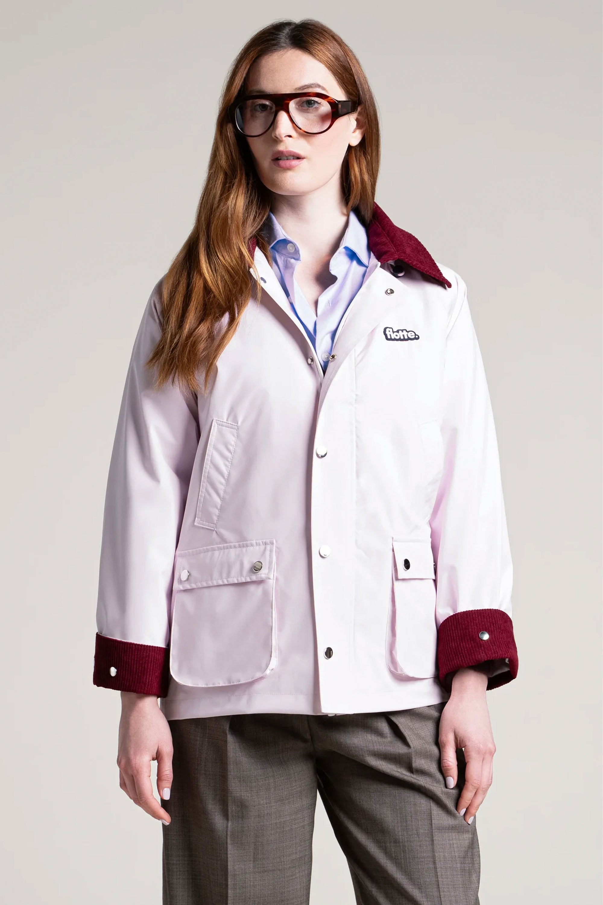 Happylifeshops Flotte women’s waterproof raincoat in Marshmallow