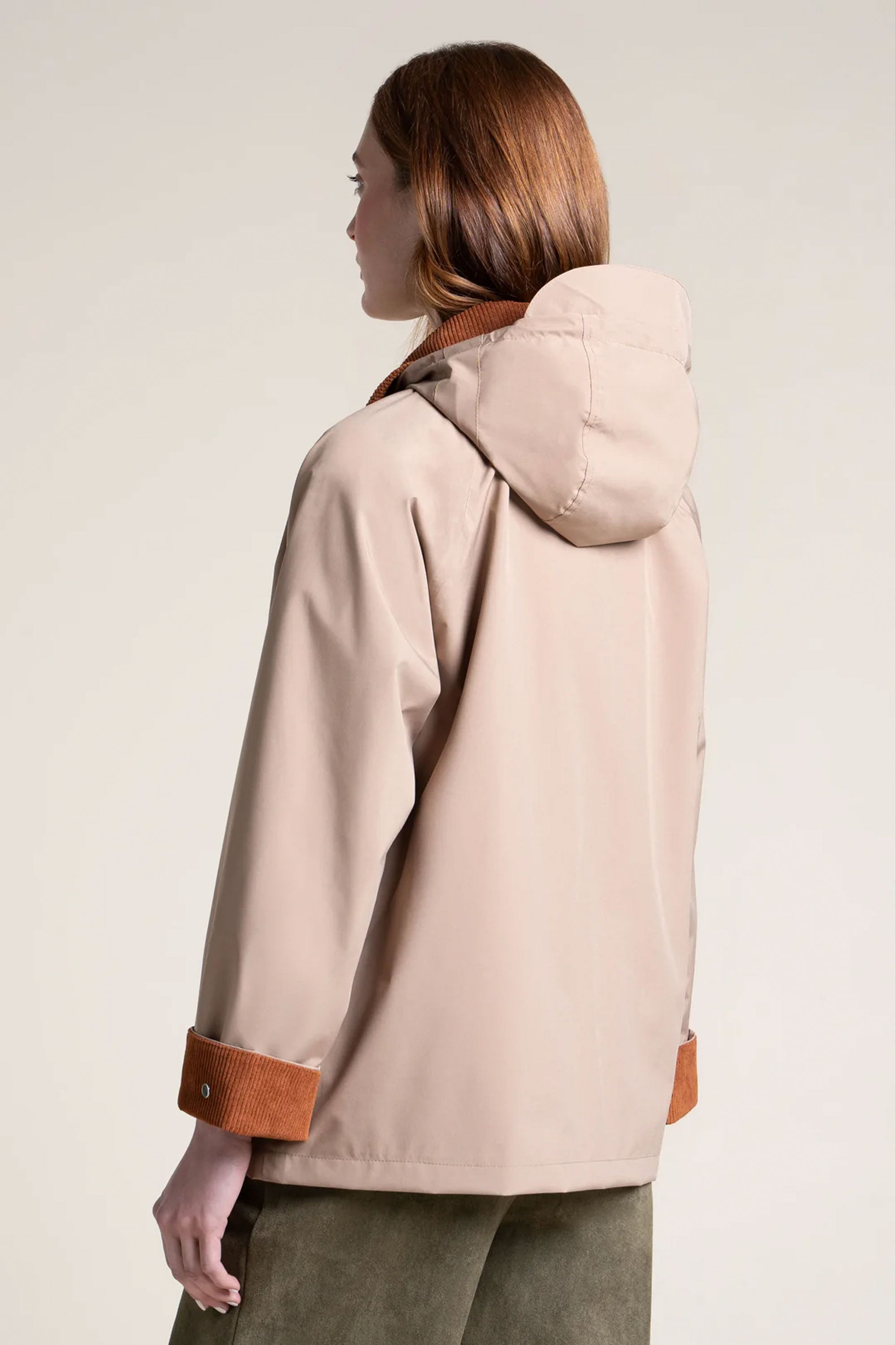 Happylifeshops Flotte women’s waterproof raincoat in Sahara