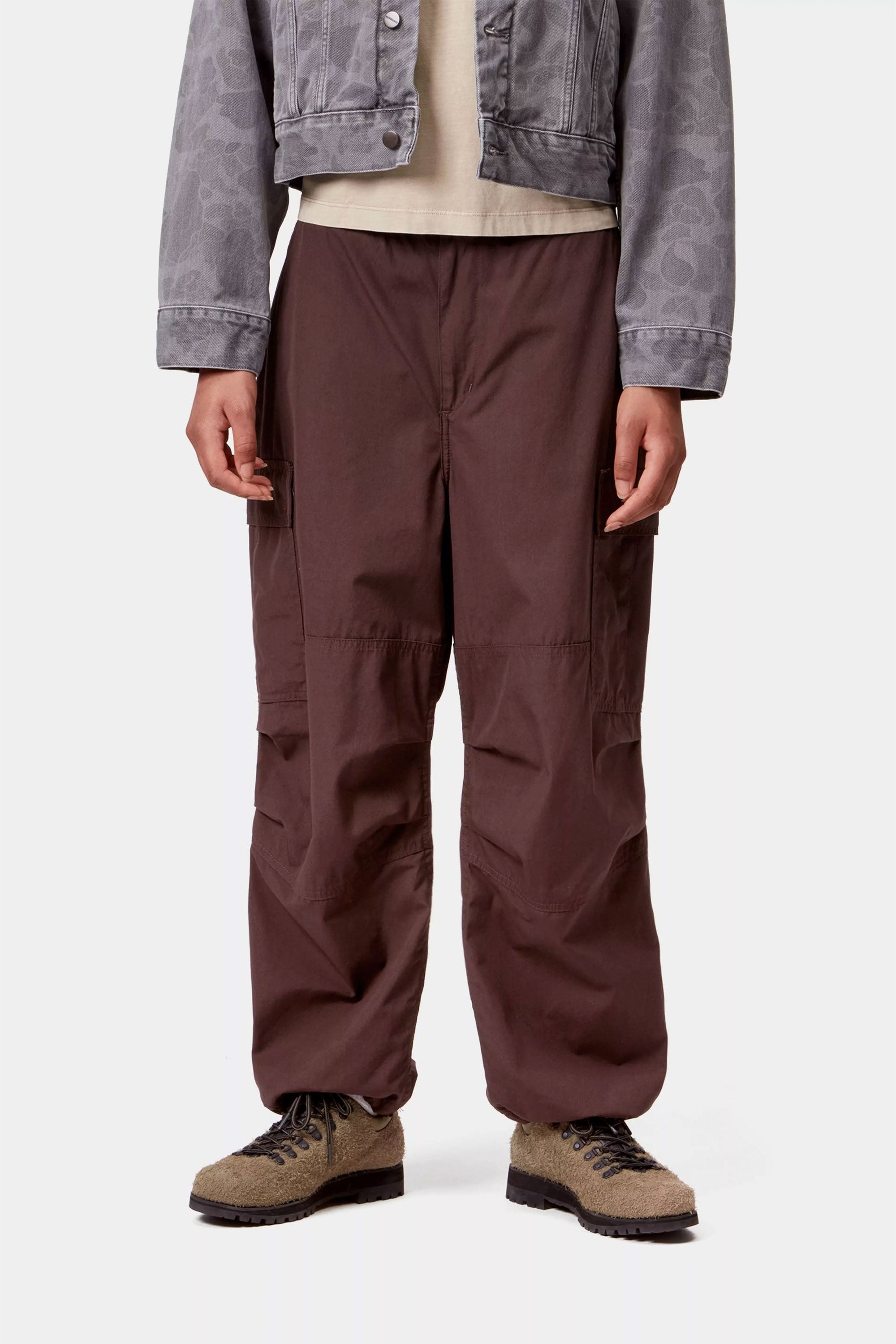 Happylifeshops Carhartt Wip women’s cargo pants in palisander rinse