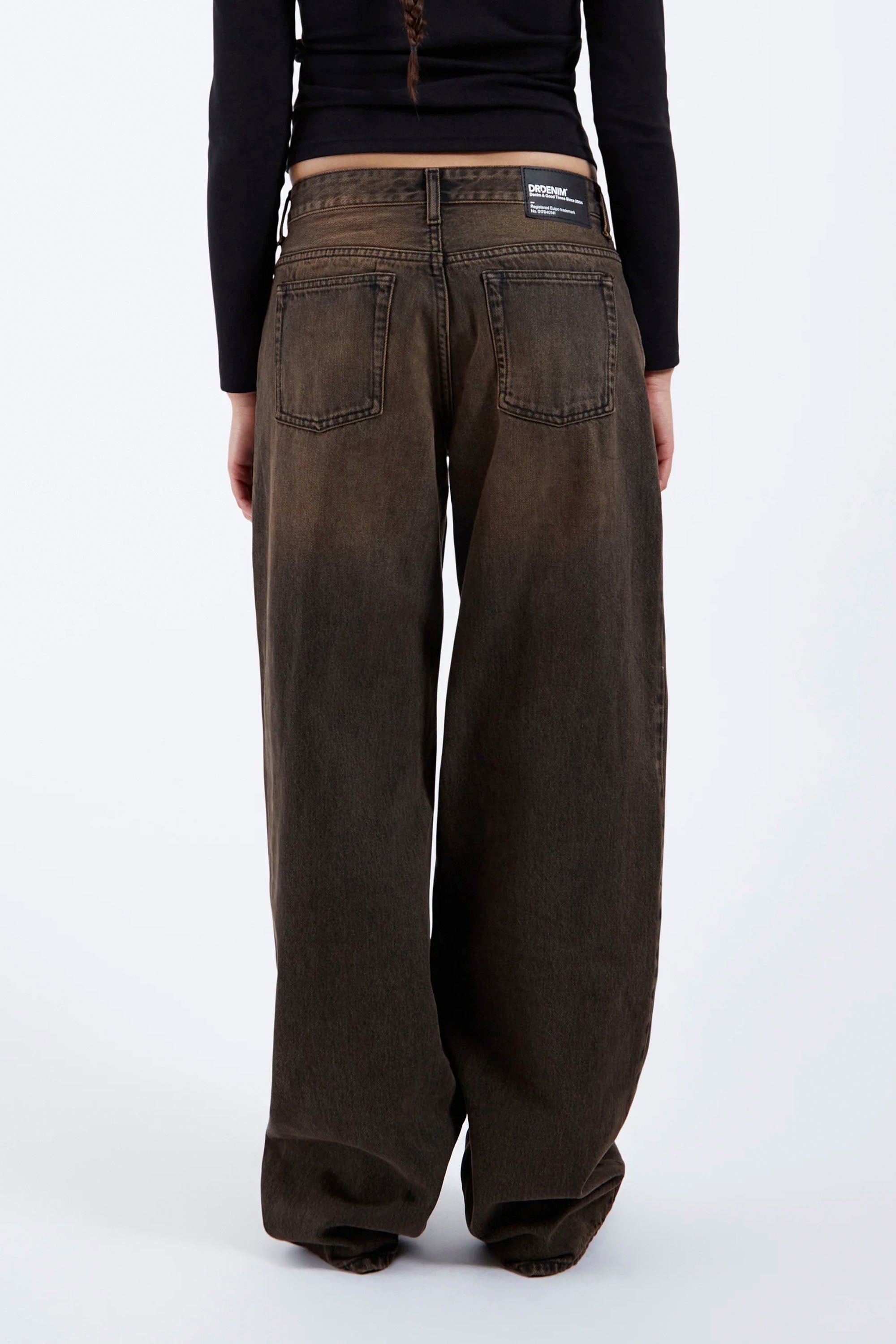 Happylifeshops Dr. Denim wide leg jeans in Brown Used