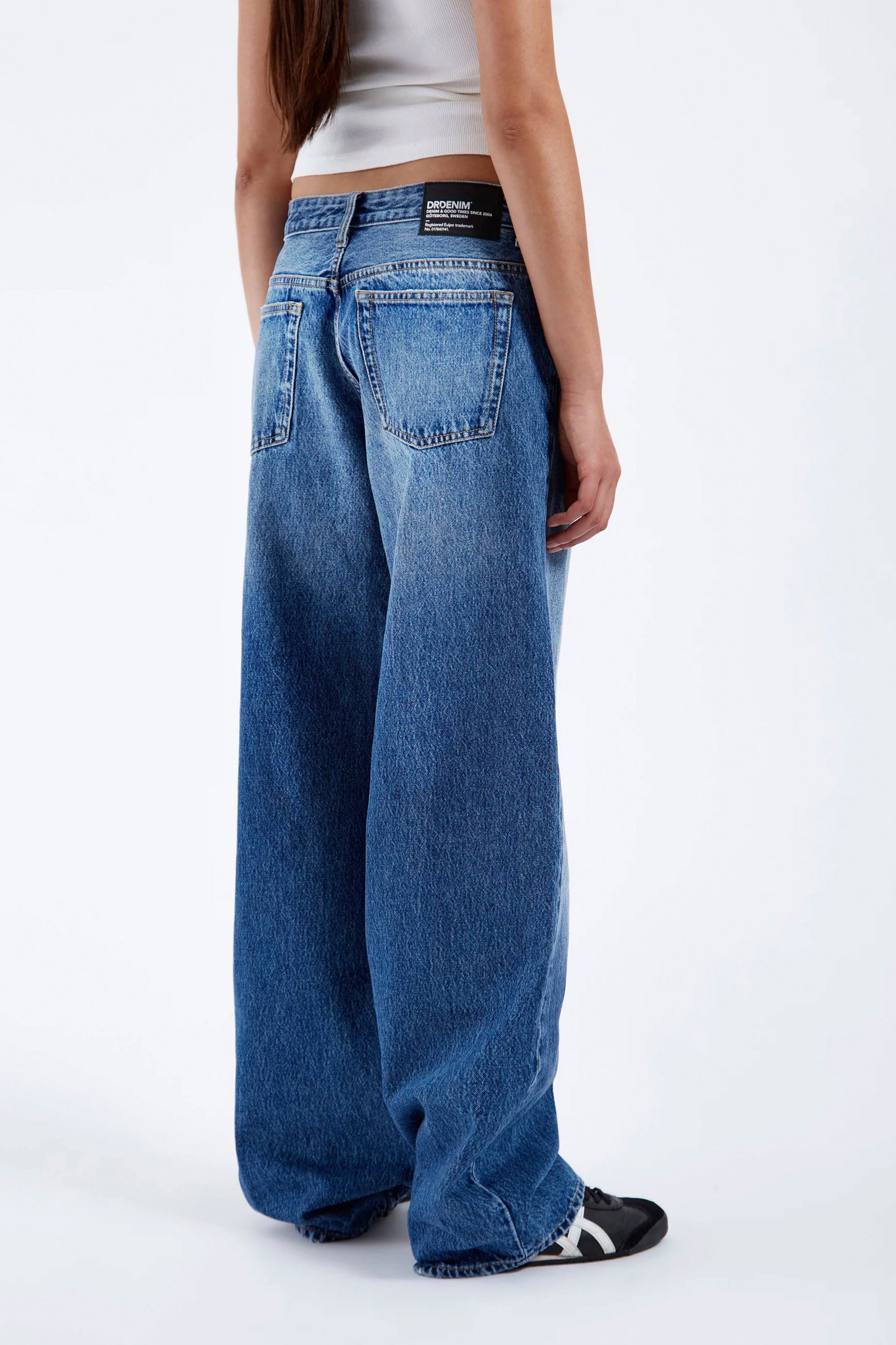 Happylifeshops Dr. Denim wide-leg jeans in mid fade
