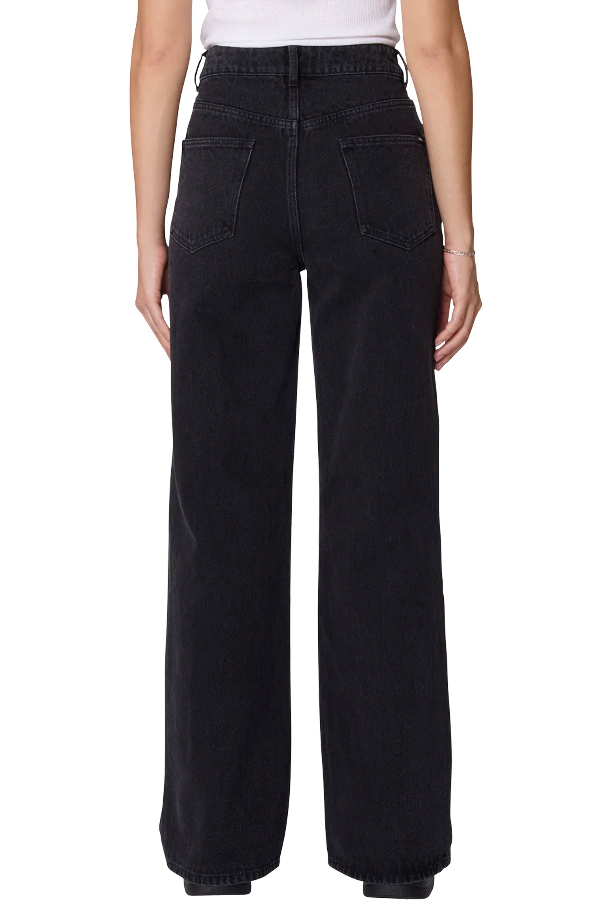 Obey Black jeans worn by a person Happylifeshops