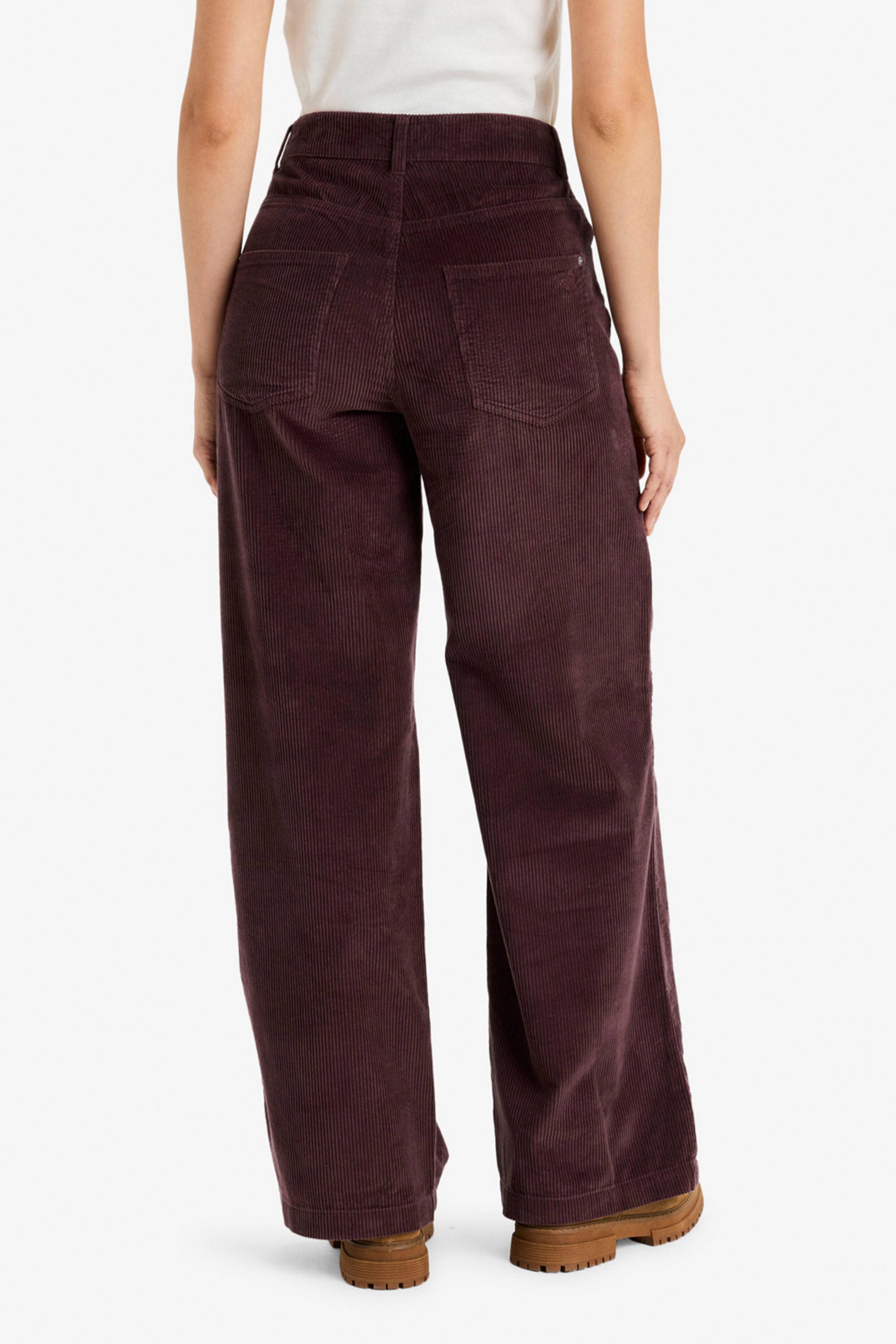 Happylifeshops Roxy Surf On Cloud Cord trousers in Huckleberry