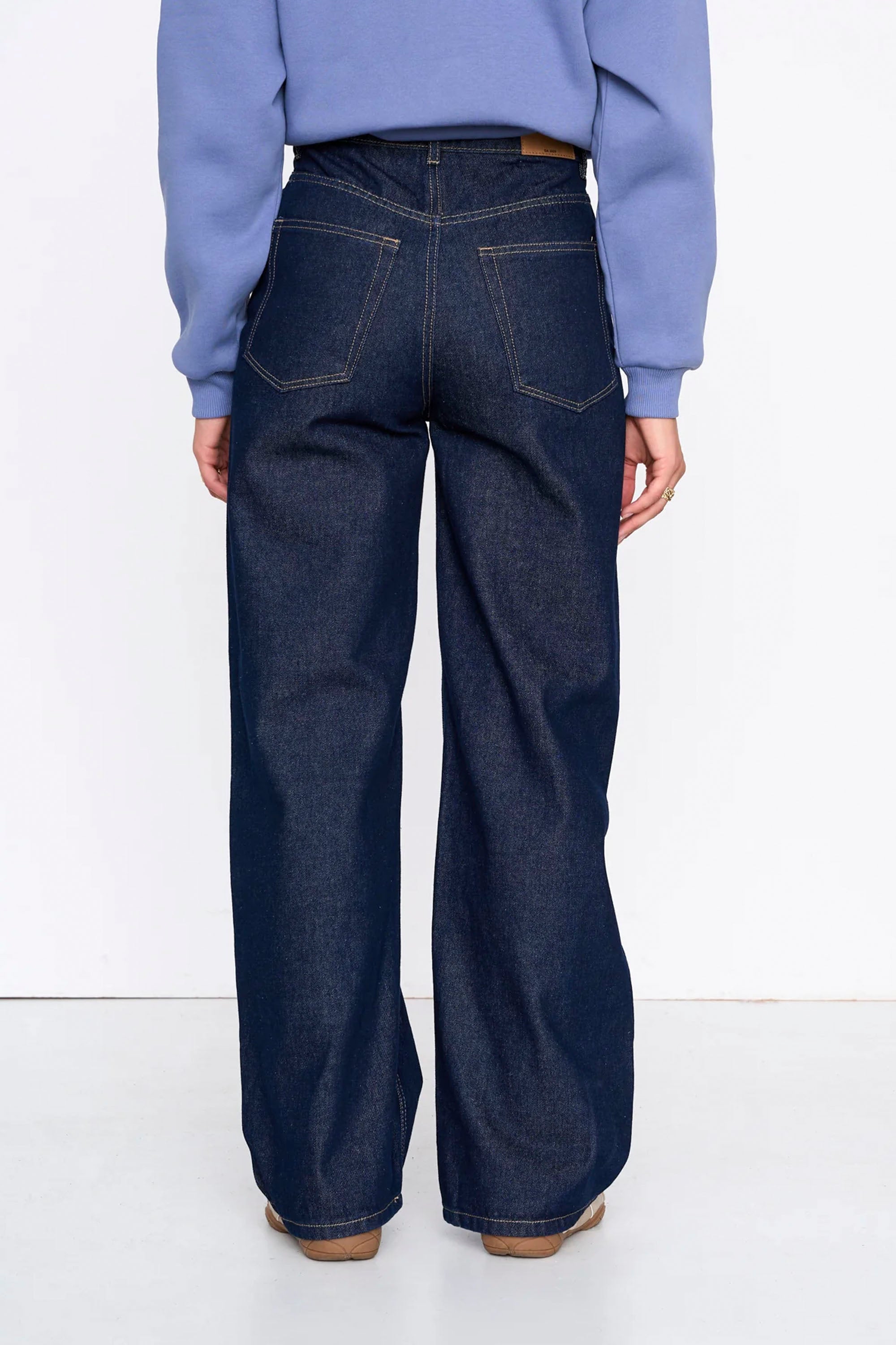 24 Colours Happylifeshops soft blue straight-leg jeans relaxed fit