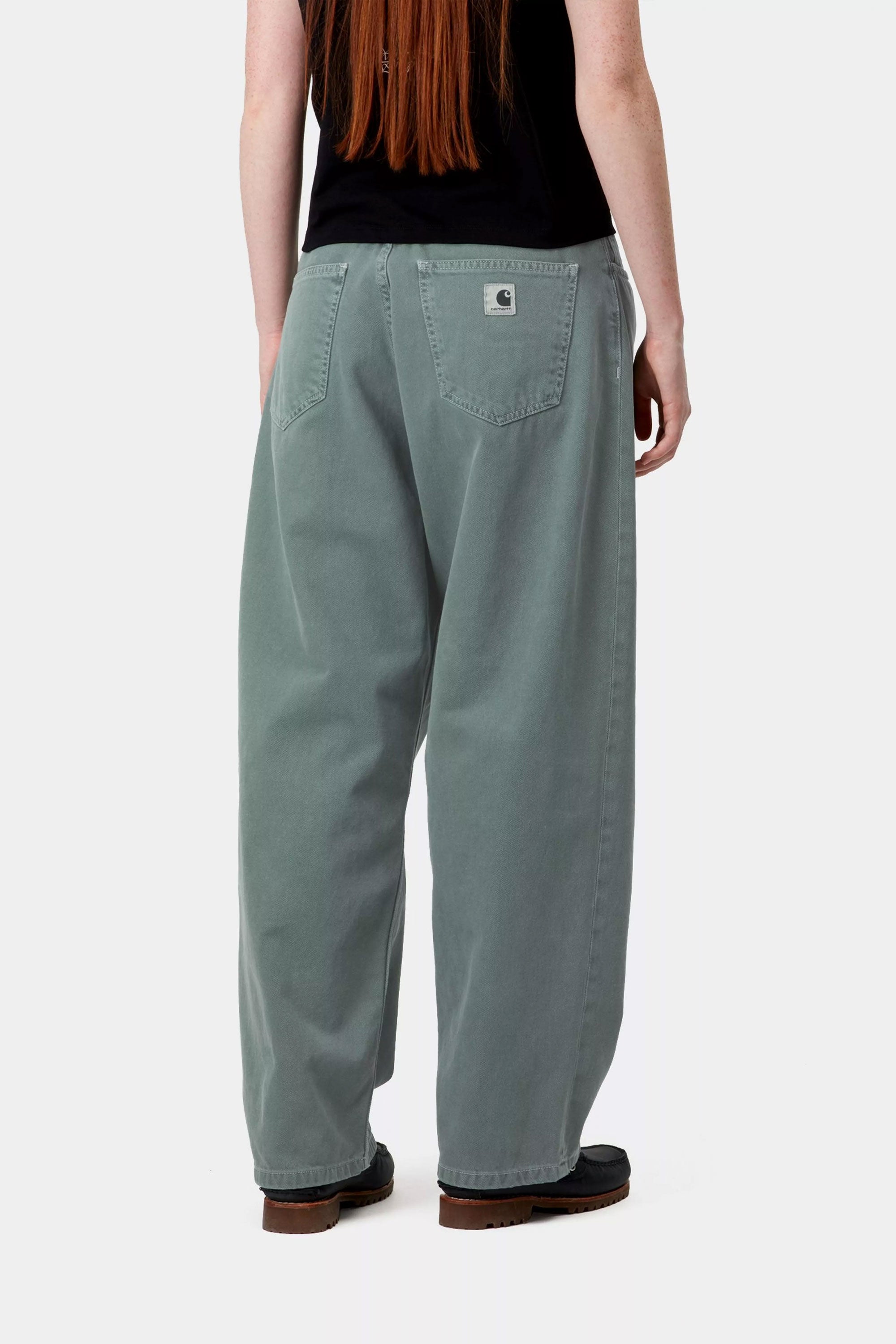 Happylifeshops Carhartt WIP women’s twill pant in silver pine stone-dyed